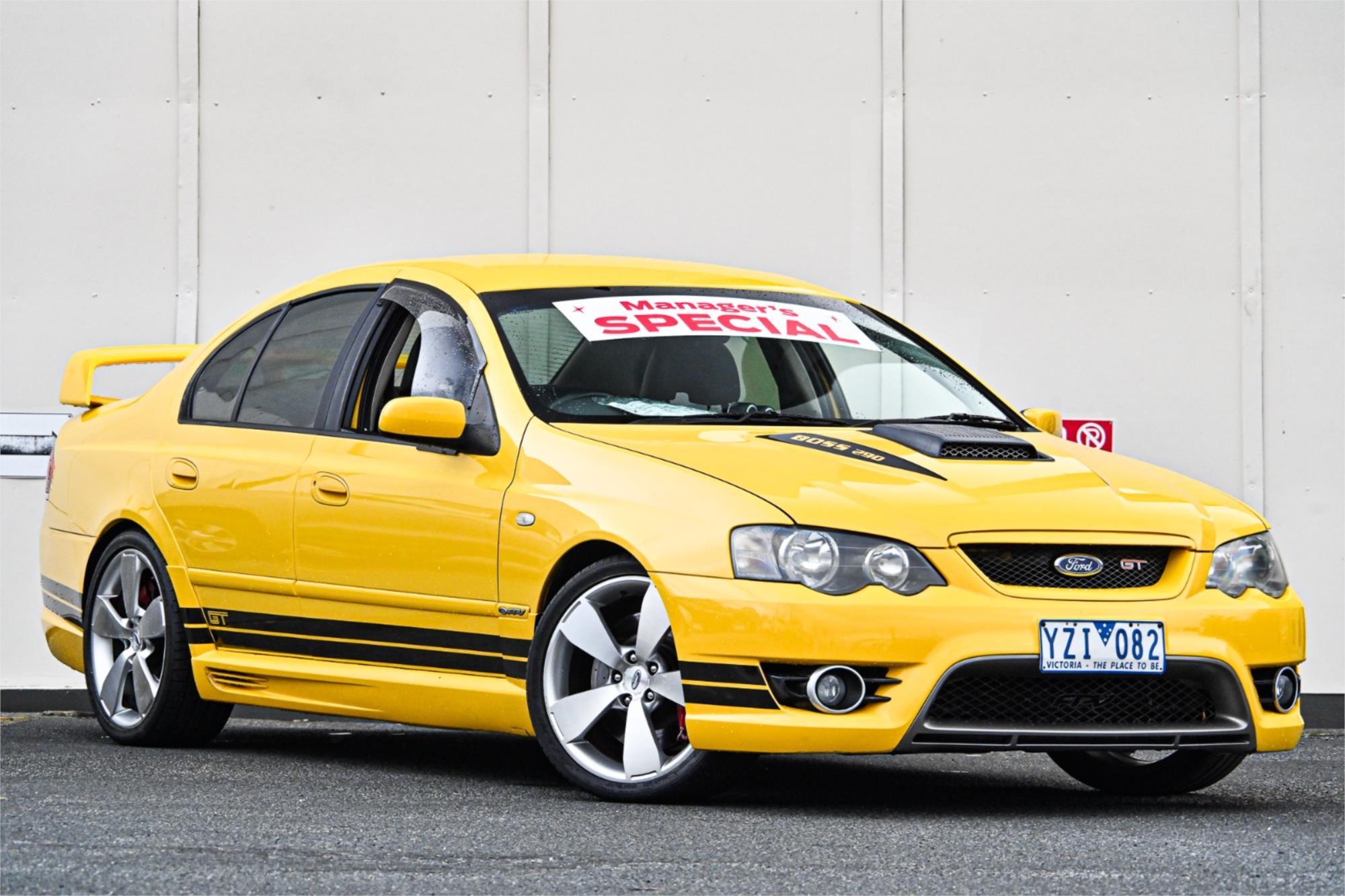 2005 FORD FPV BF GT 6 SP AUTO SEQ SPORTSHIFT 4D SEDAN