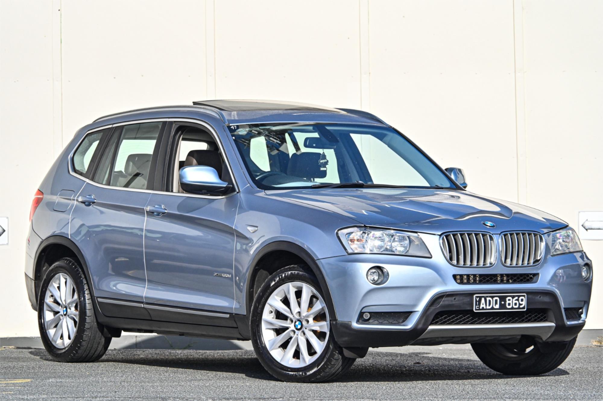 2012 BMW X3 F25 xDRIVE30d 8 SP AUTOMATIC 4D WAGON