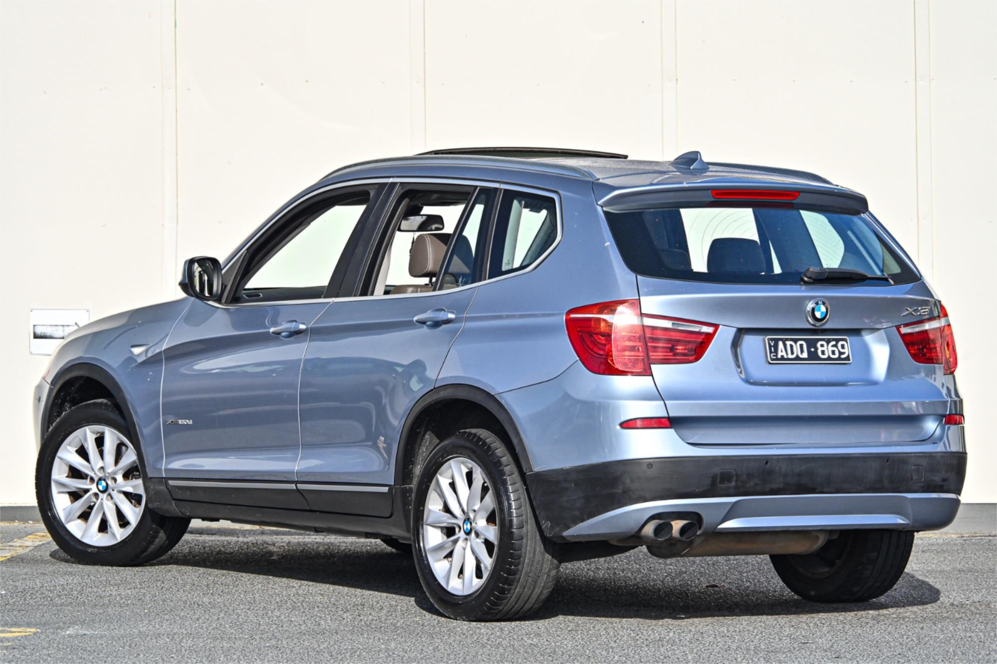 2012 BMW X3 F25 xDRIVE30d 8 SP AUTOMATIC 4D WAGON
