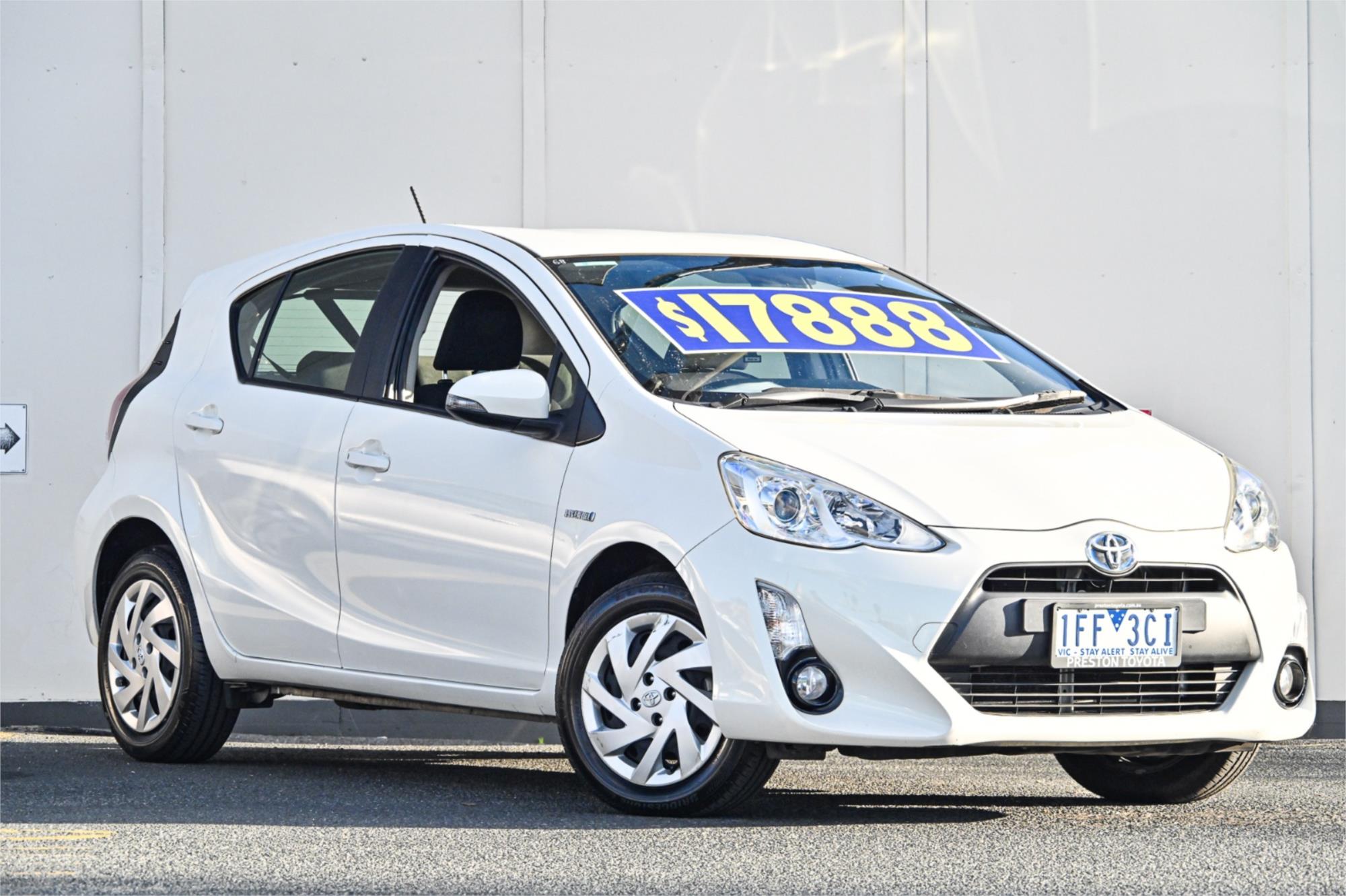 2015 TOYOTA PRIUS-C NHP10R HYBRID CONTINUOUS VARIABLE 5D HATCHBACK
