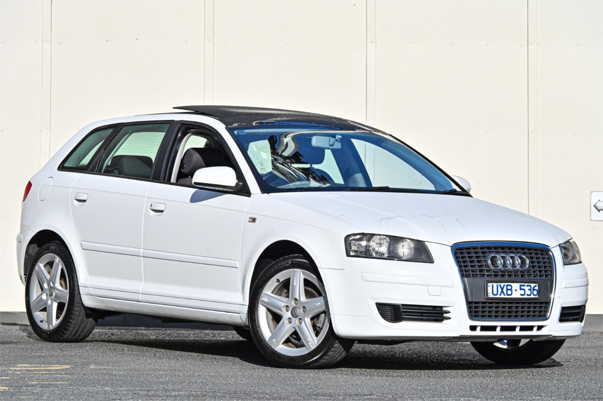 2007 AUDI A3 8P SPORTBACK 1.6 ATTRACTION 6 SP AUTOMATIC TIPTRONIC 5D HATCHBACK