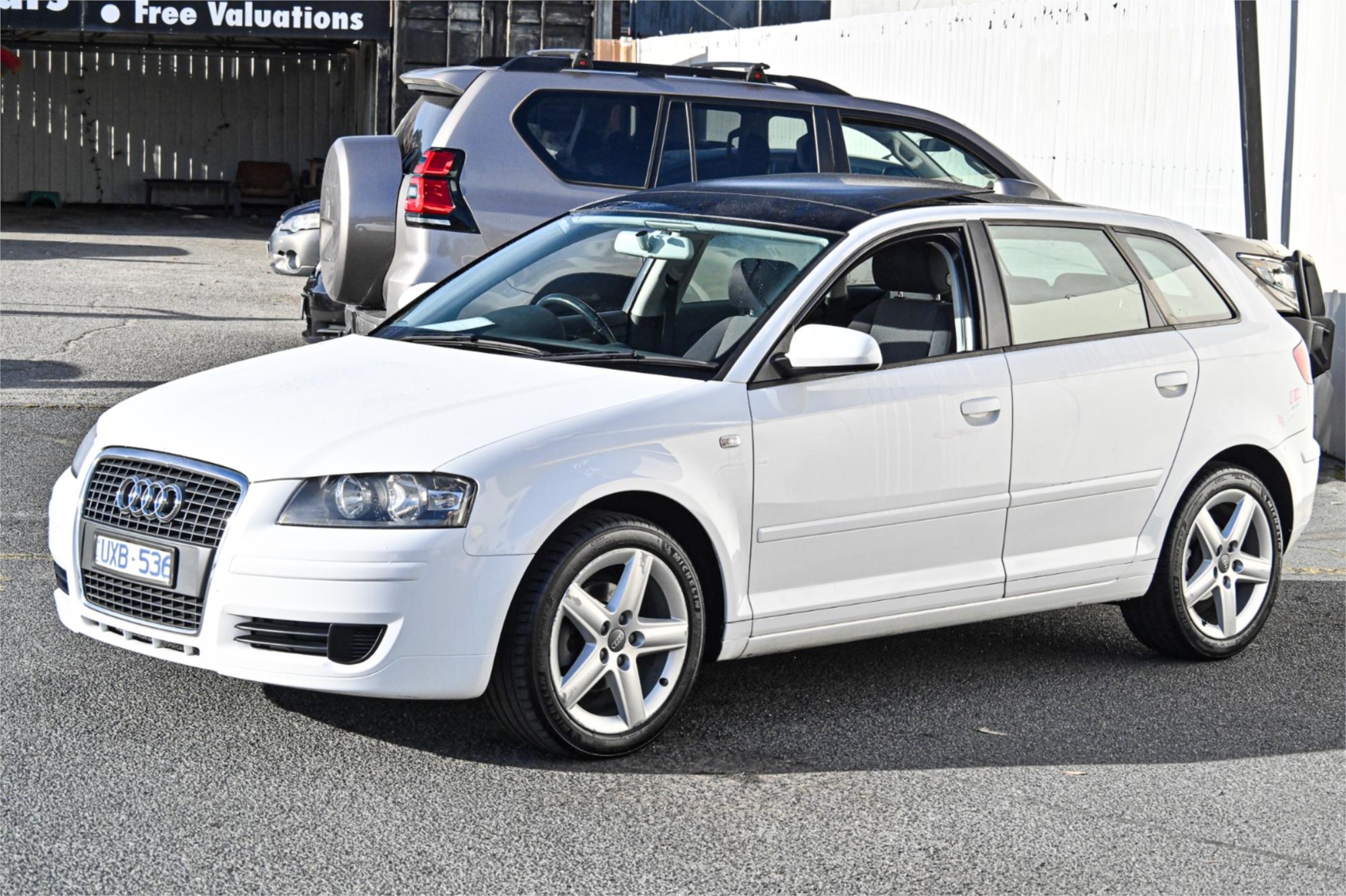 2007 AUDI A3 8P SPORTBACK 1.6 ATTRACTION 6 SP AUTOMATIC TIPTRONIC 5D HATCHBACK