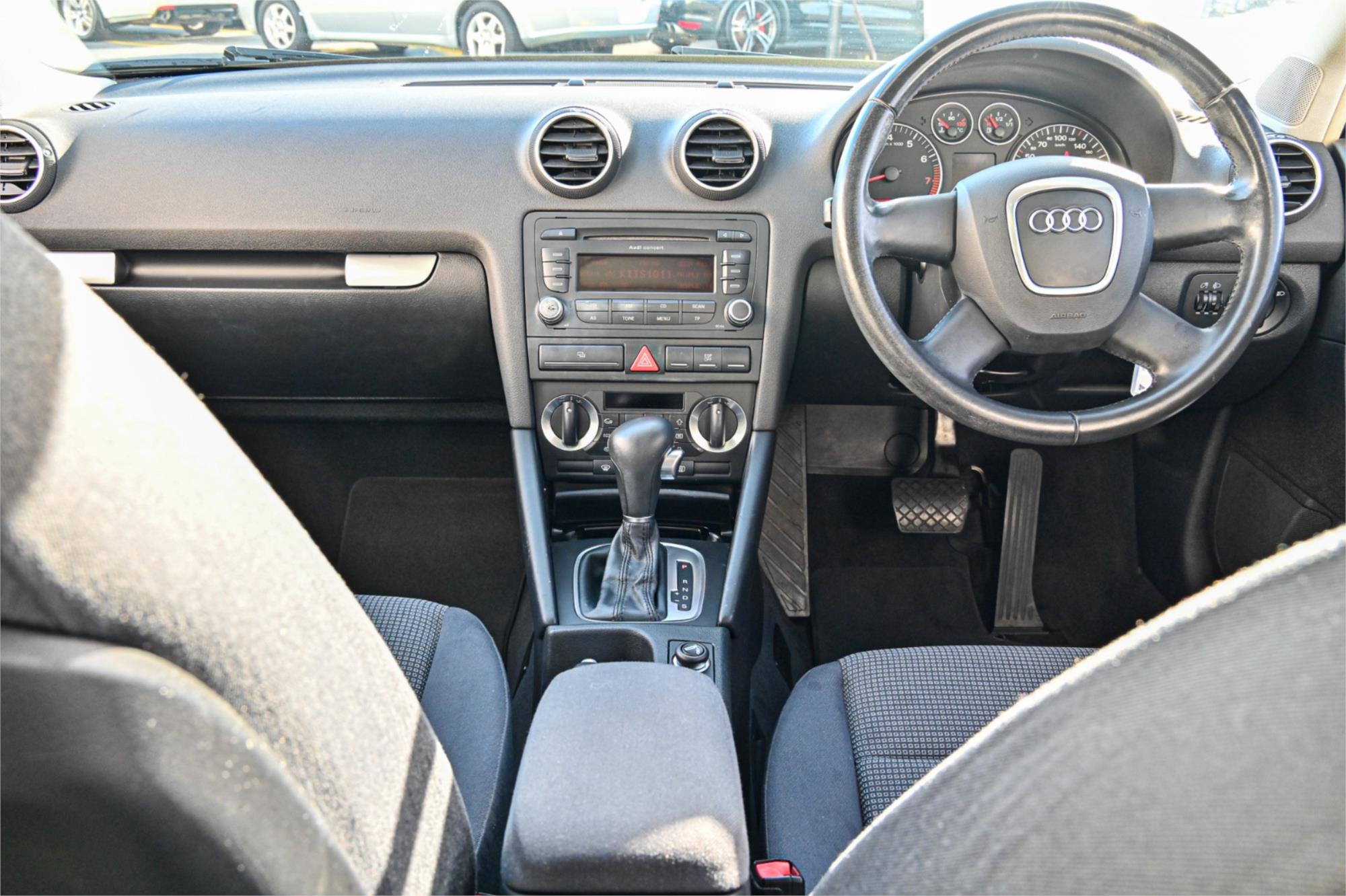 2007 AUDI A3 8P SPORTBACK 1.6 ATTRACTION 6 SP AUTOMATIC TIPTRONIC 5D HATCHBACK