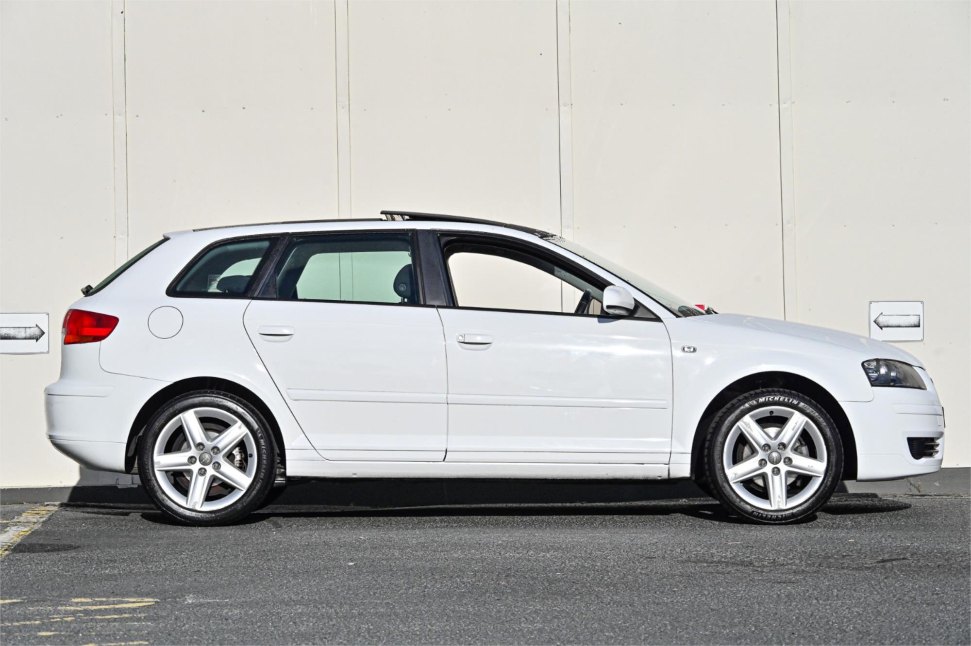 2007 AUDI A3 8P SPORTBACK 1.6 ATTRACTION 6 SP AUTOMATIC TIPTRONIC 5D HATCHBACK