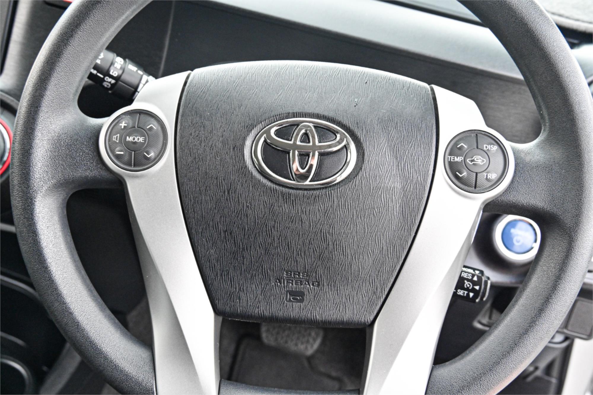 2012 TOYOTA PRIUS-C NHP10R HYBRID CONTINUOUS VARIABLE 5D HATCHBACK