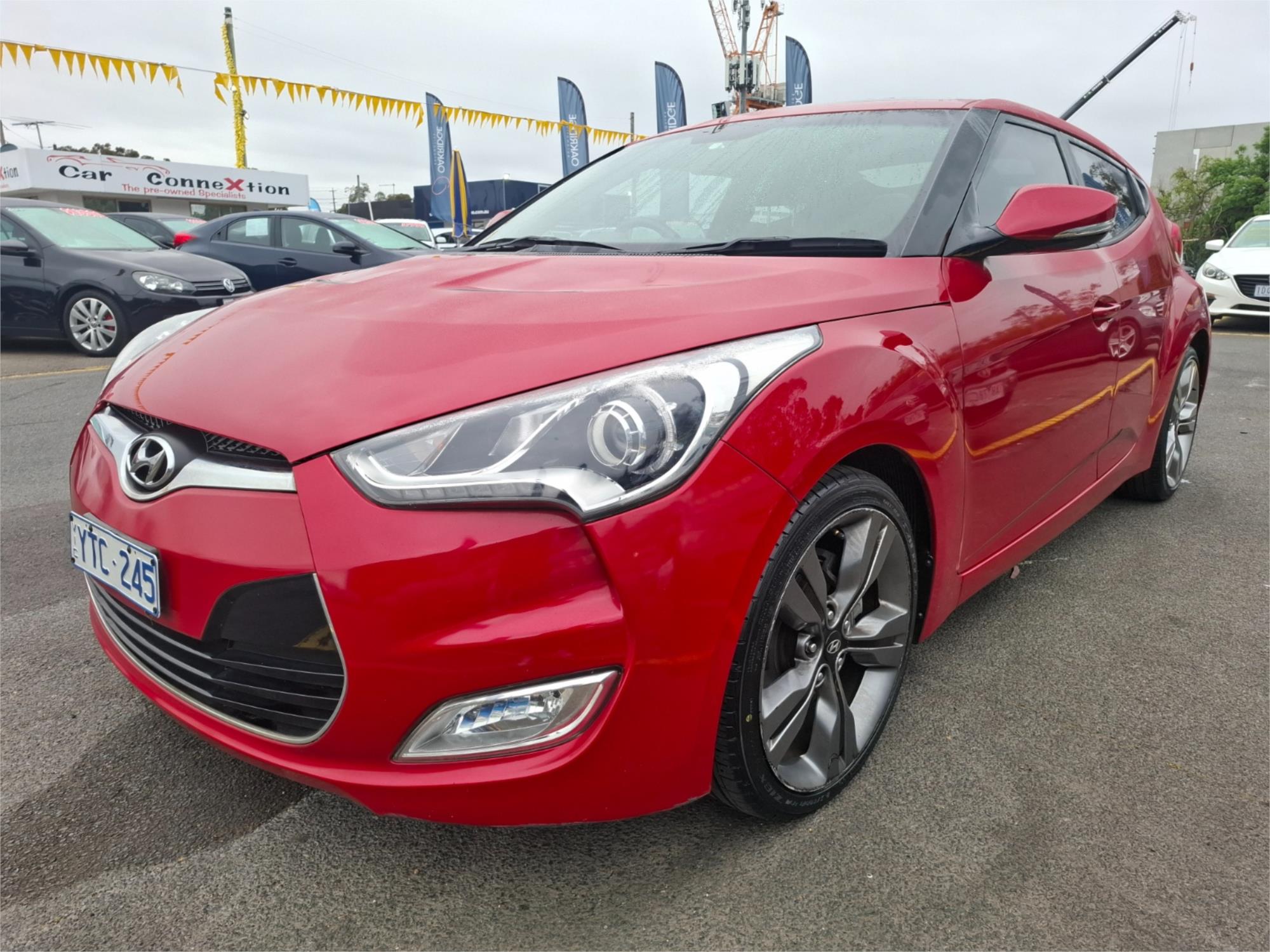 2012 HYUNDAI VELOSTER FS + 6 SP AUTO DUAL CLUTCH 3D COUPE