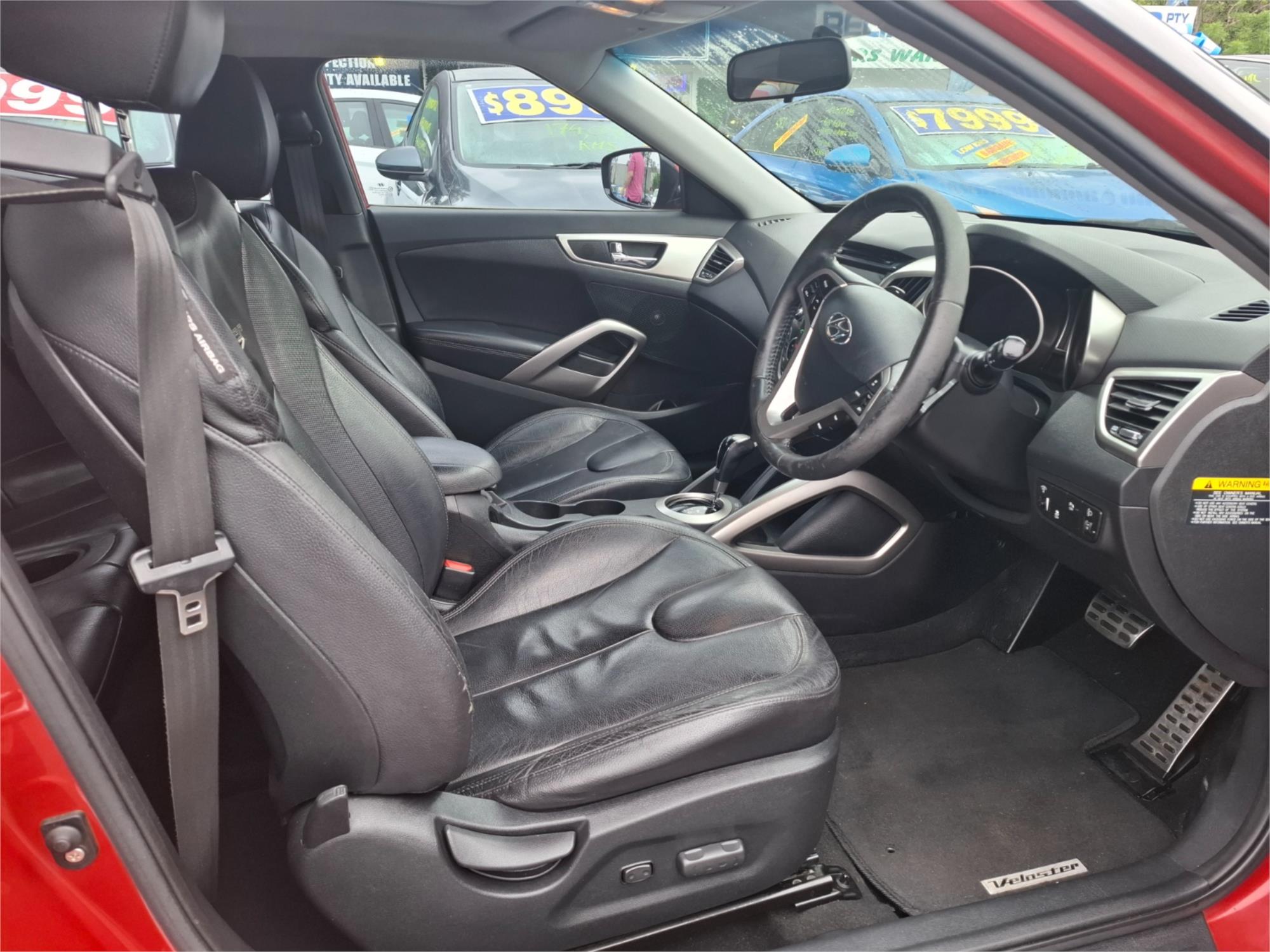 2012 HYUNDAI VELOSTER FS + 6 SP AUTO DUAL CLUTCH 3D COUPE