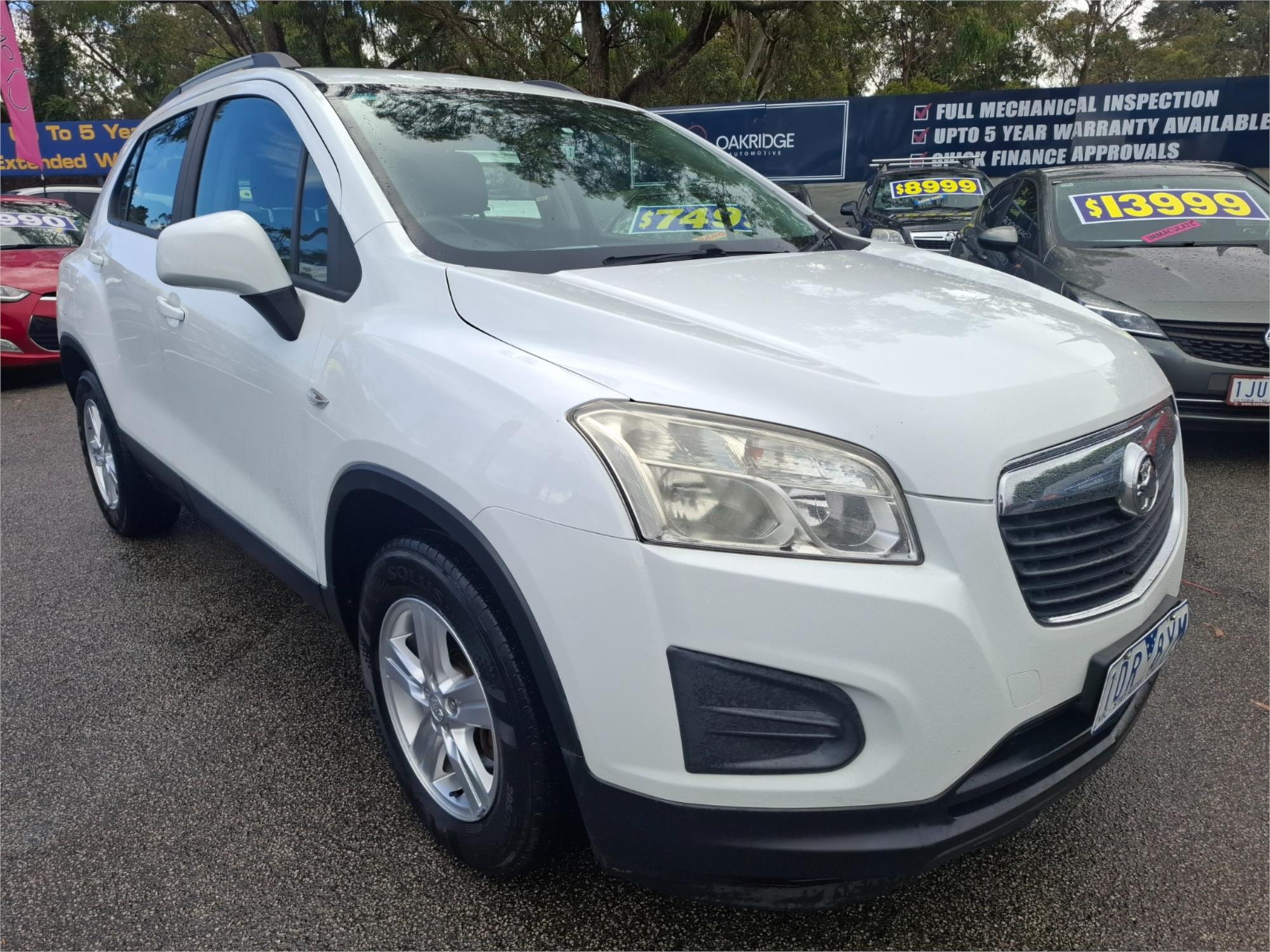 2014 HOLDEN TRAX TJ MY15 LS 5 SP MANUAL 4D WAGON