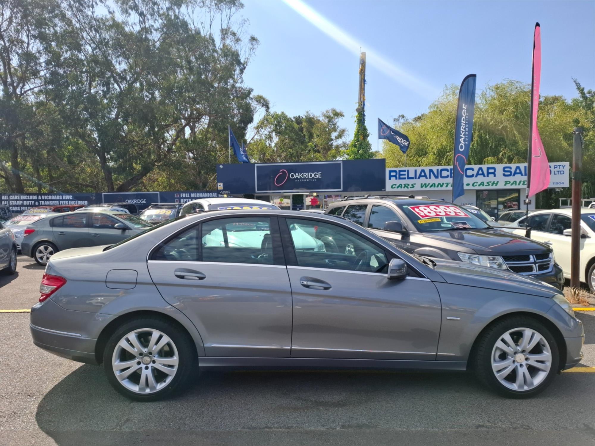 2009 MERCEDES-BENZ C200 W204 KOMPRESSOR CLASSIC 5 SP AUTOMATIC TIPSHIFT 4D SEDAN