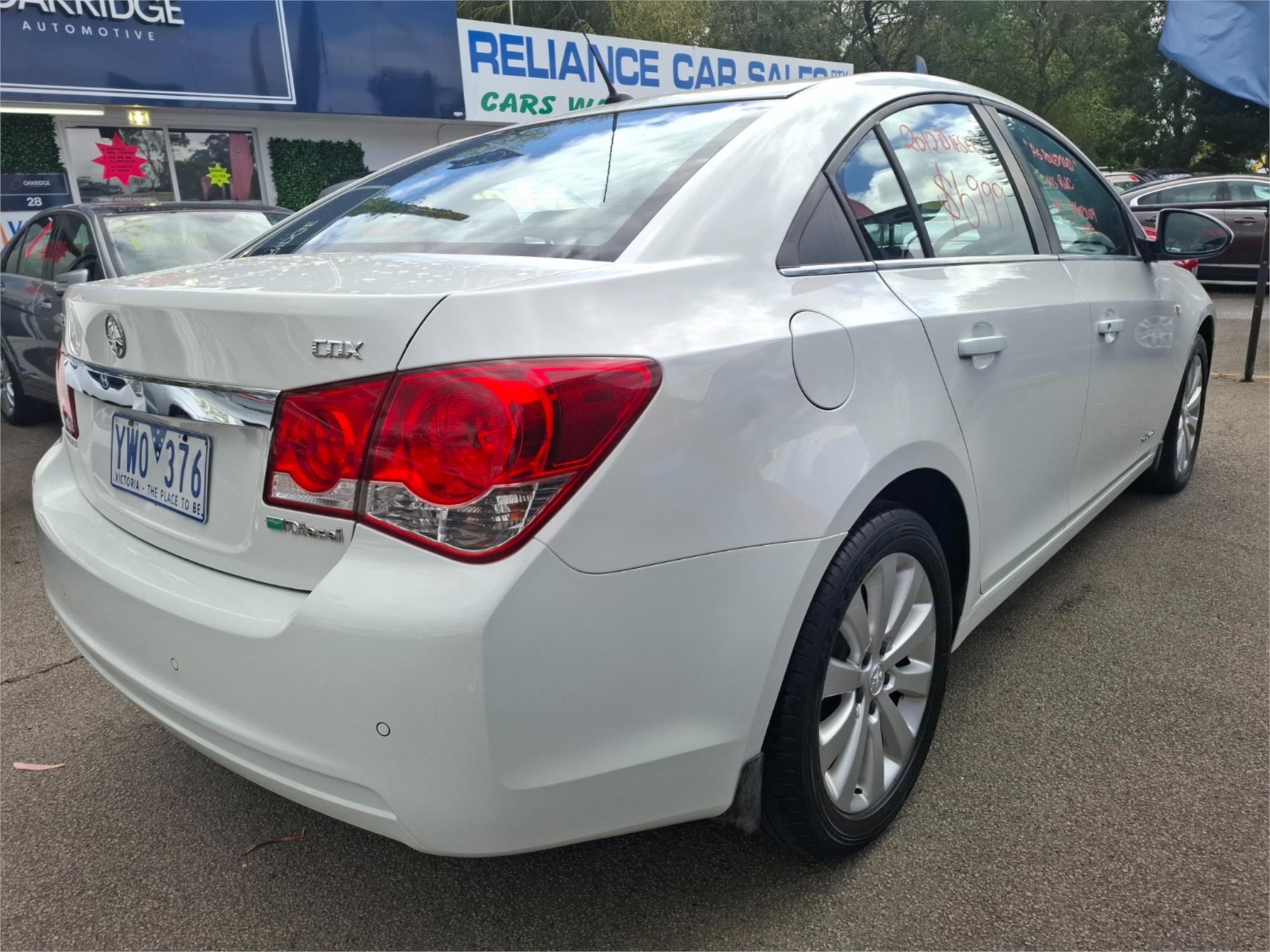 2012 HOLDEN CRUZE JH MY13 CDX 6 SP AUTOMATIC 4D SEDAN