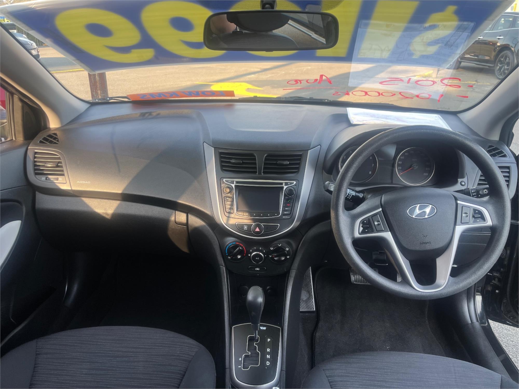 2015 HYUNDAI ACCENT RB3 MY16 ACTIVE CVT AUTO 6 SPEED 5D HATCHBACK