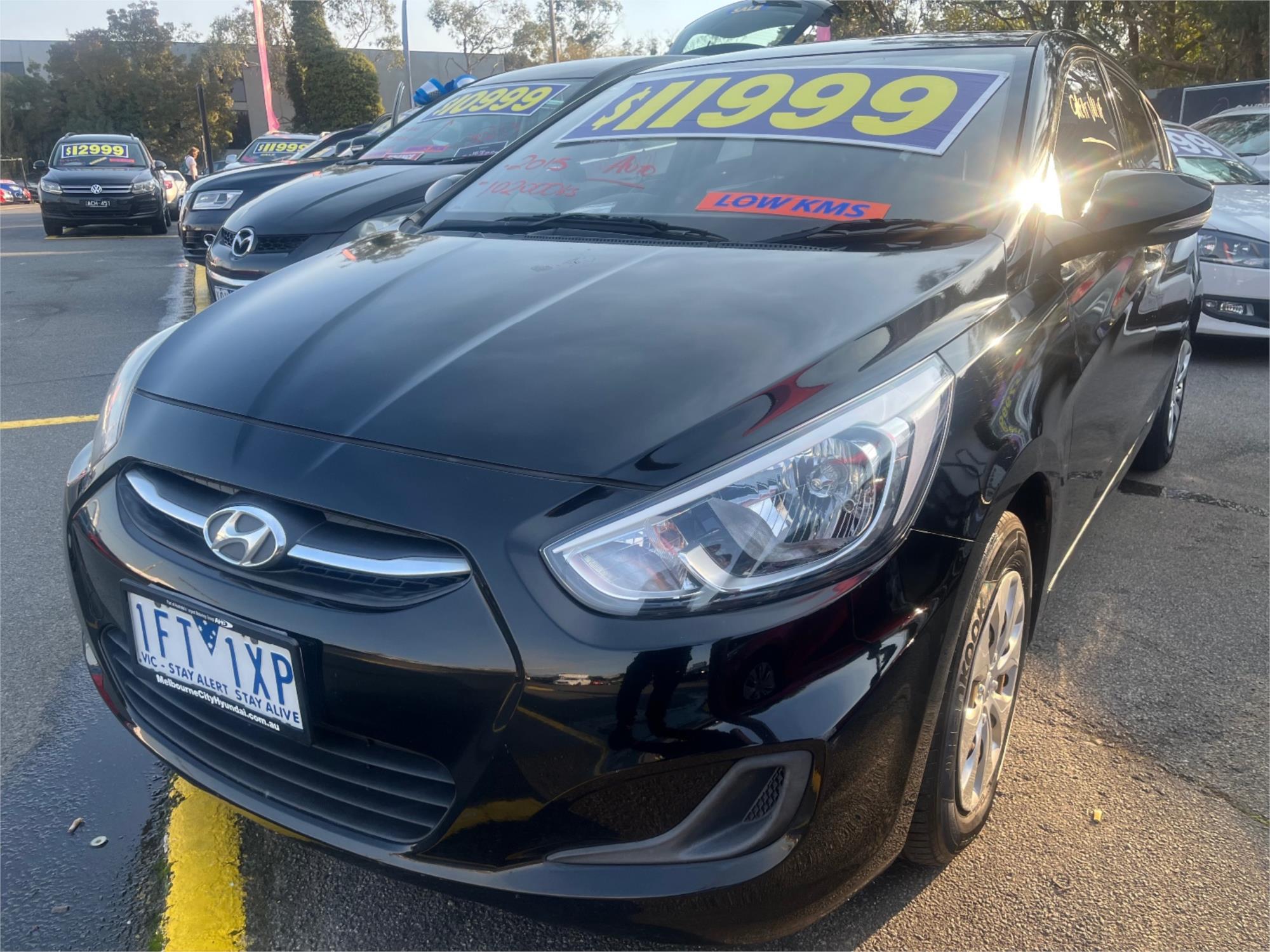 2015 HYUNDAI ACCENT RB3 MY16 ACTIVE CVT AUTO 6 SPEED 5D HATCHBACK