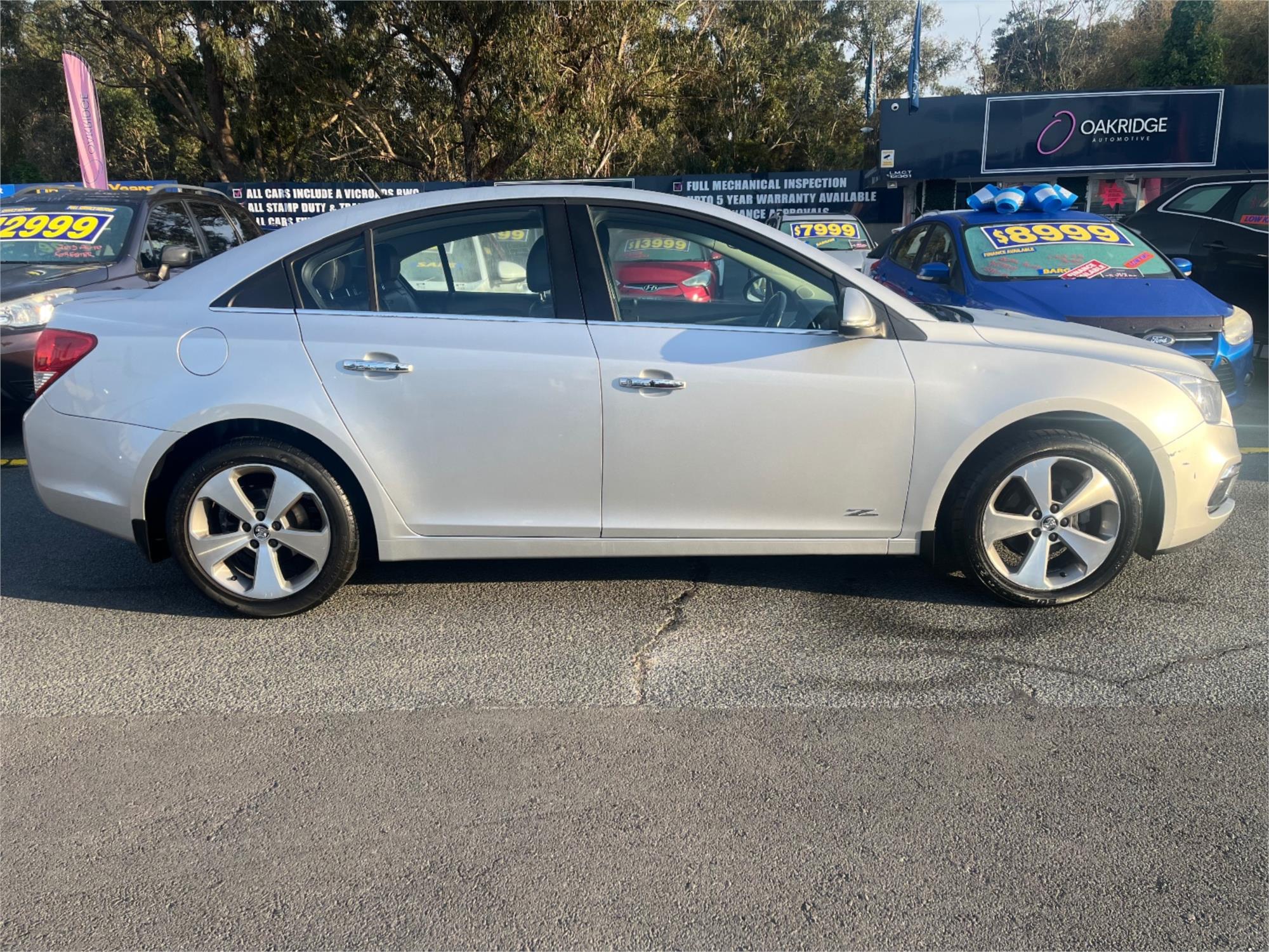 2016 HOLDEN CRUZE JH MY16 Z-SERIES 6 SP AUTOMATIC 4D SEDAN