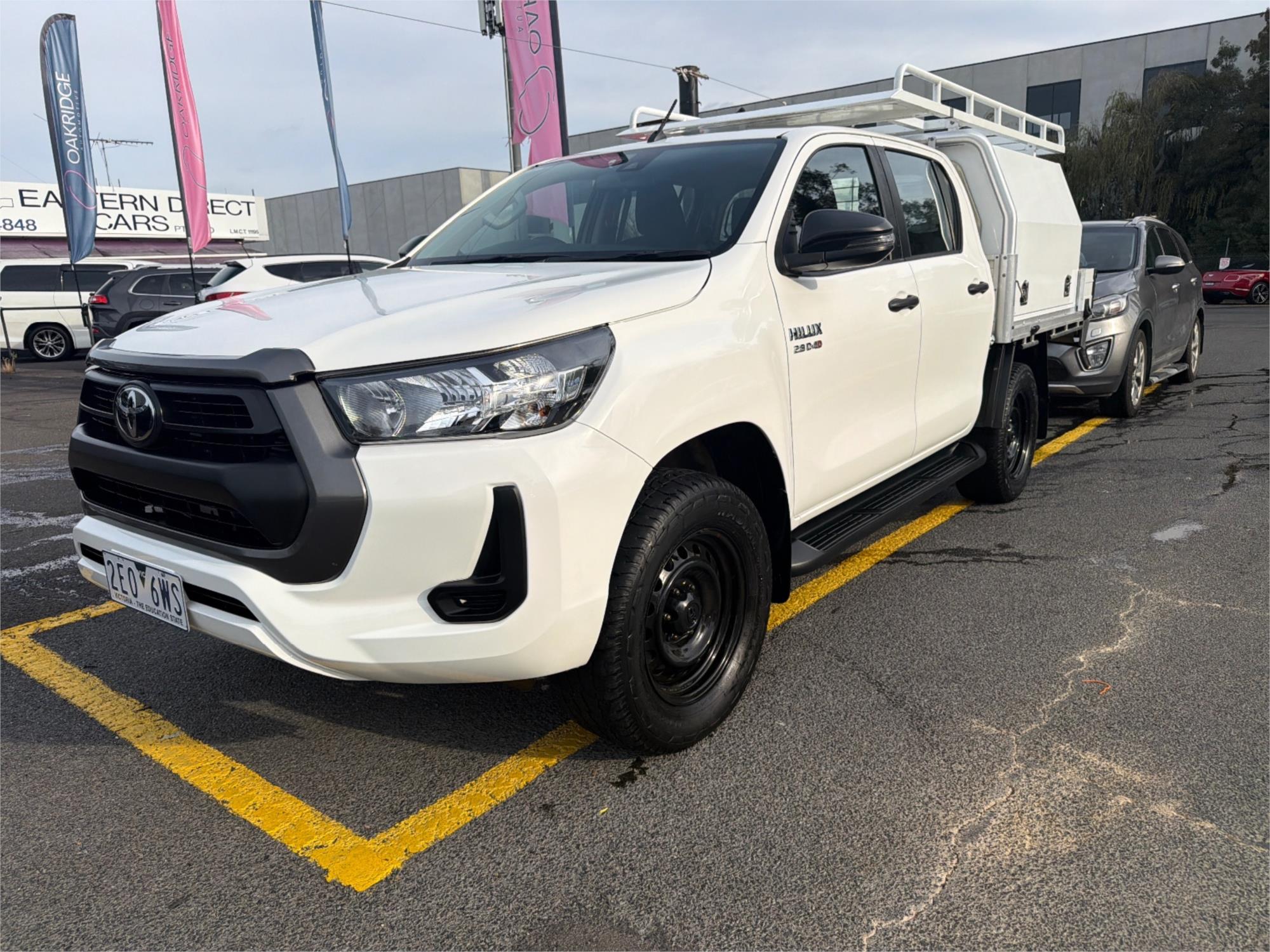 2020 TOYOTA HILUX GUN126R SR (4x4) 6 SP MANUAL C/CHAS