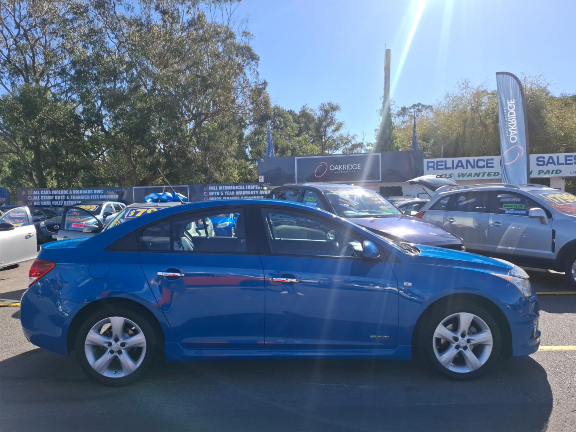 2012 HOLDEN CRUZE JH MY12 SRi 6 SP AUTOMATIC 4D SEDAN