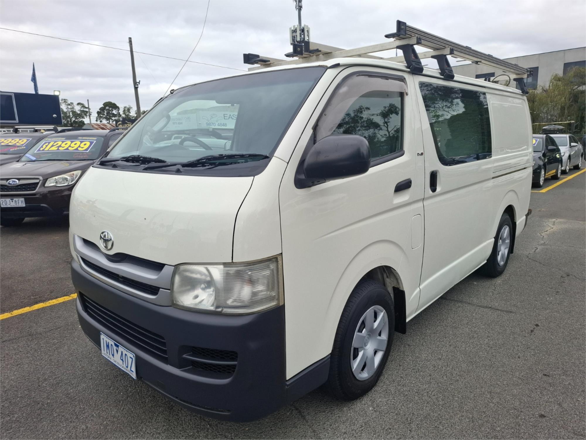2010 TOYOTA HIACE KDH201R MY07 UPGRADE LWB 5 SP MANUAL 4D VAN