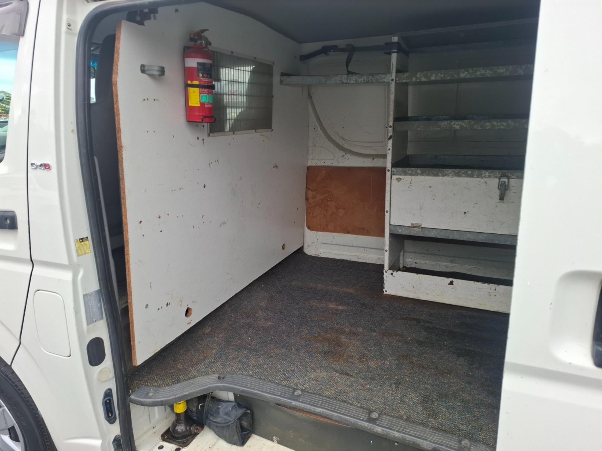 2010 TOYOTA HIACE KDH201R MY07 UPGRADE LWB 5 SP MANUAL 4D VAN