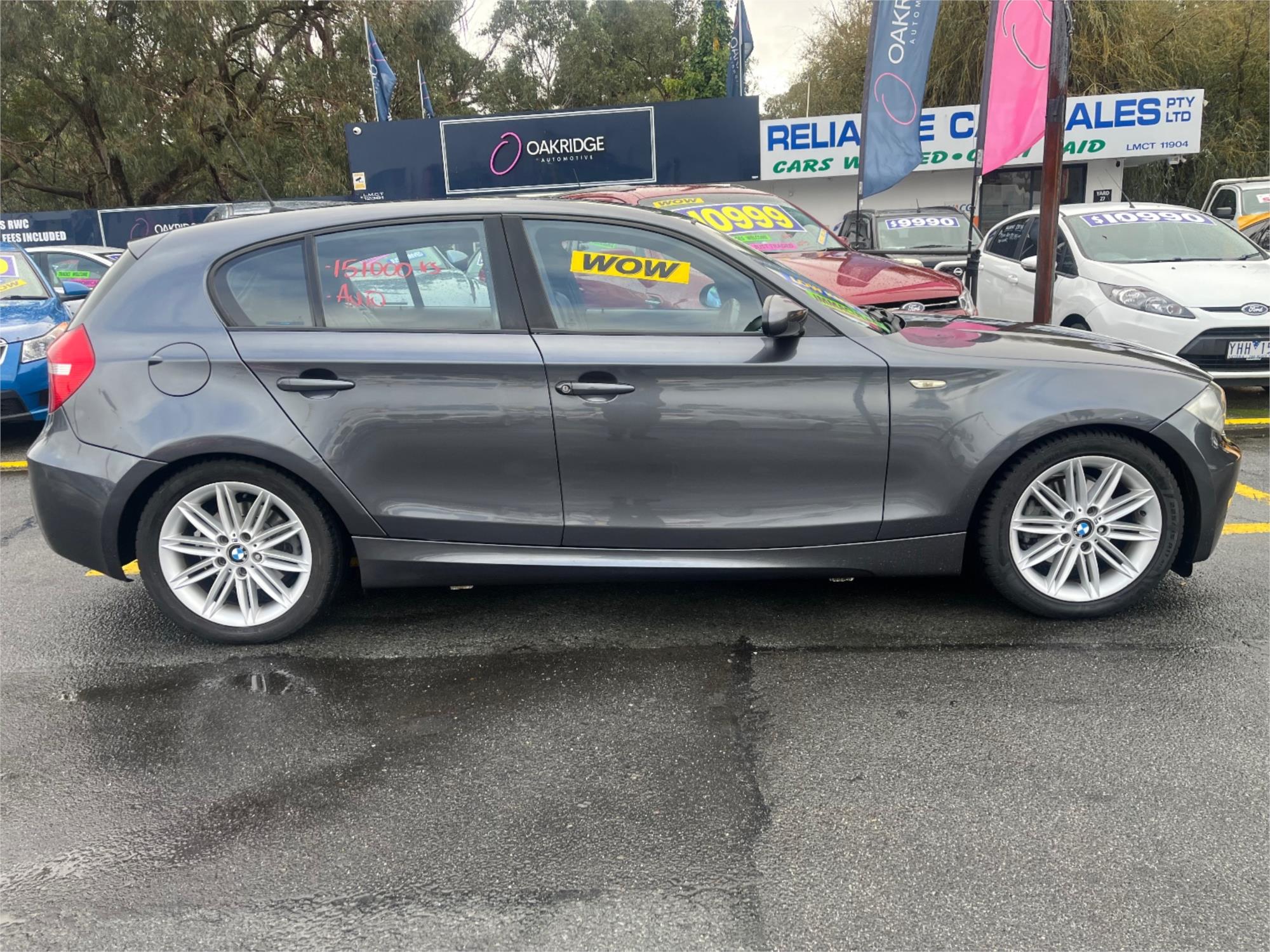 2008 BMW 1 E87 MY07 UPGRADE 20i 6 SP AUTOMATIC 5D HATCHBACK