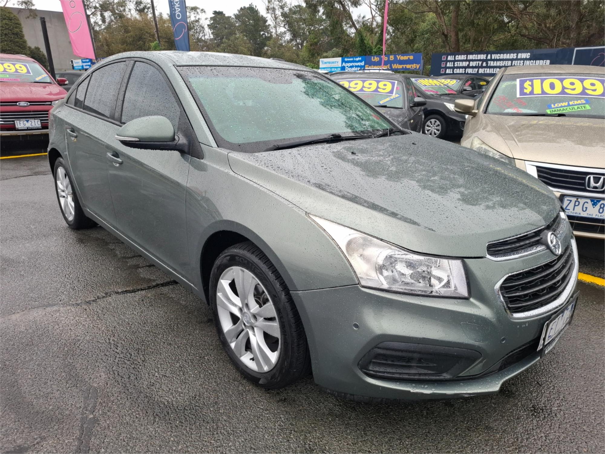 2015 HOLDEN CRUZE JH MY14 EQUIPE 6 SP AUTOMATIC 4D SEDAN