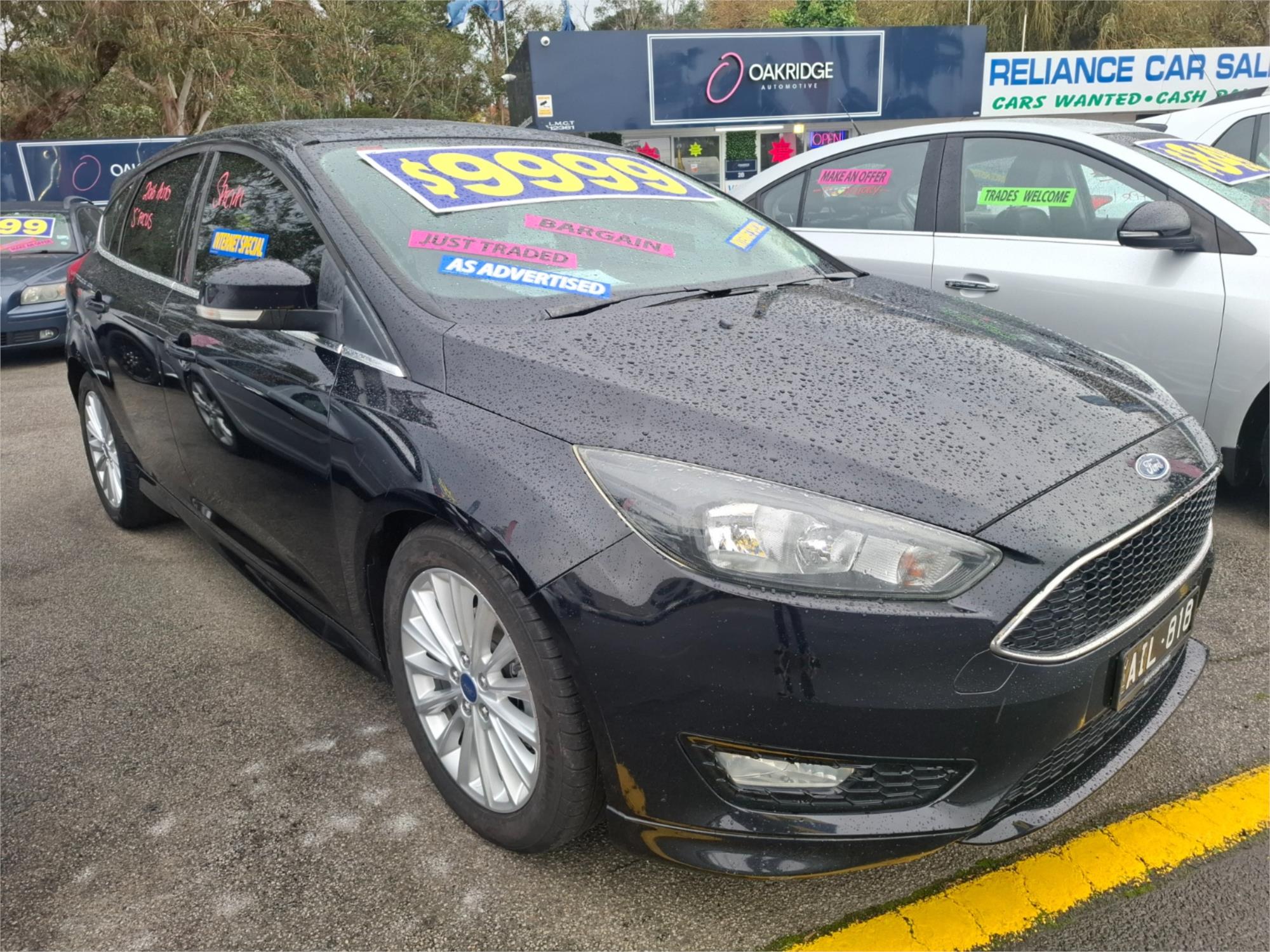 2016 FORD FOCUS LZ SPORT 6 SP AUTOMATIC 5D HATCHBACK