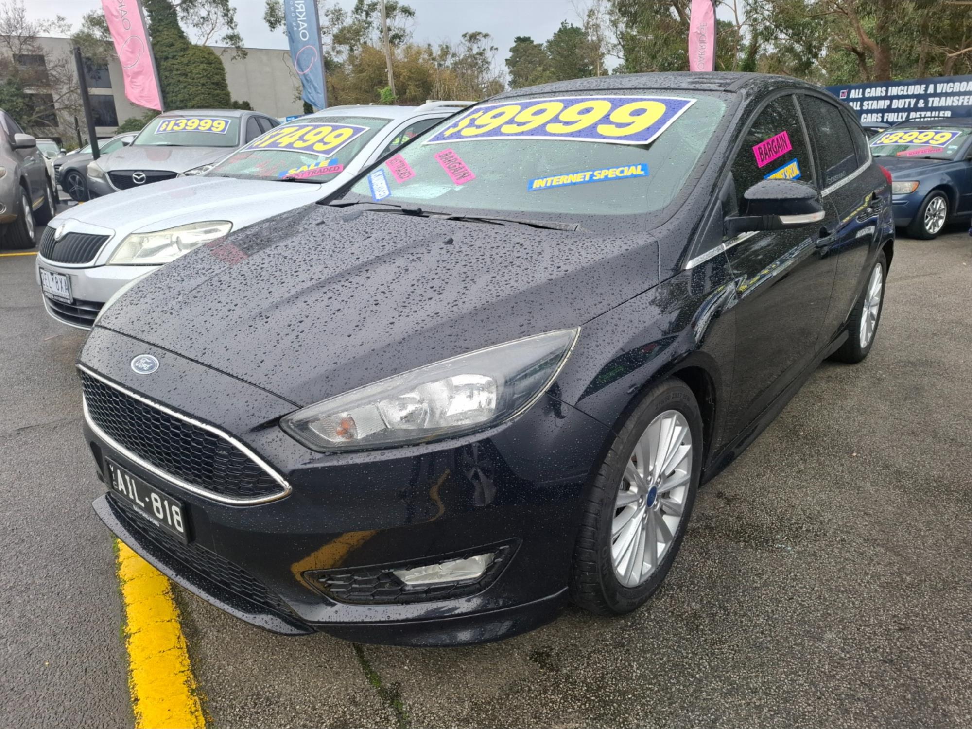 2016 FORD FOCUS LZ SPORT 6 SP AUTOMATIC 5D HATCHBACK