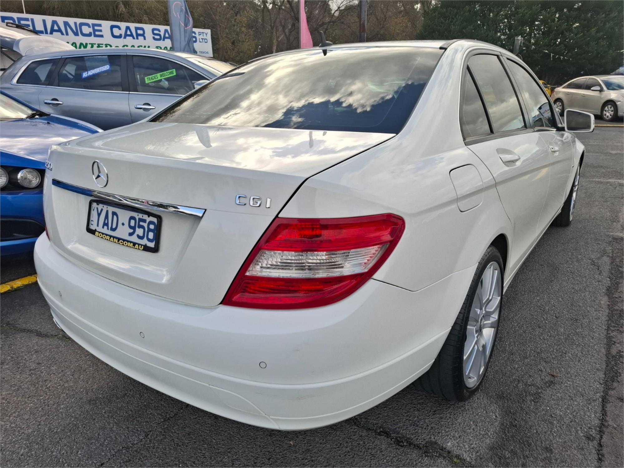 2010 MERCEDES-BENZ C200 W204 MY10 CGI 5 SP AUTOMATIC TIPSHIFT 4D SEDAN
