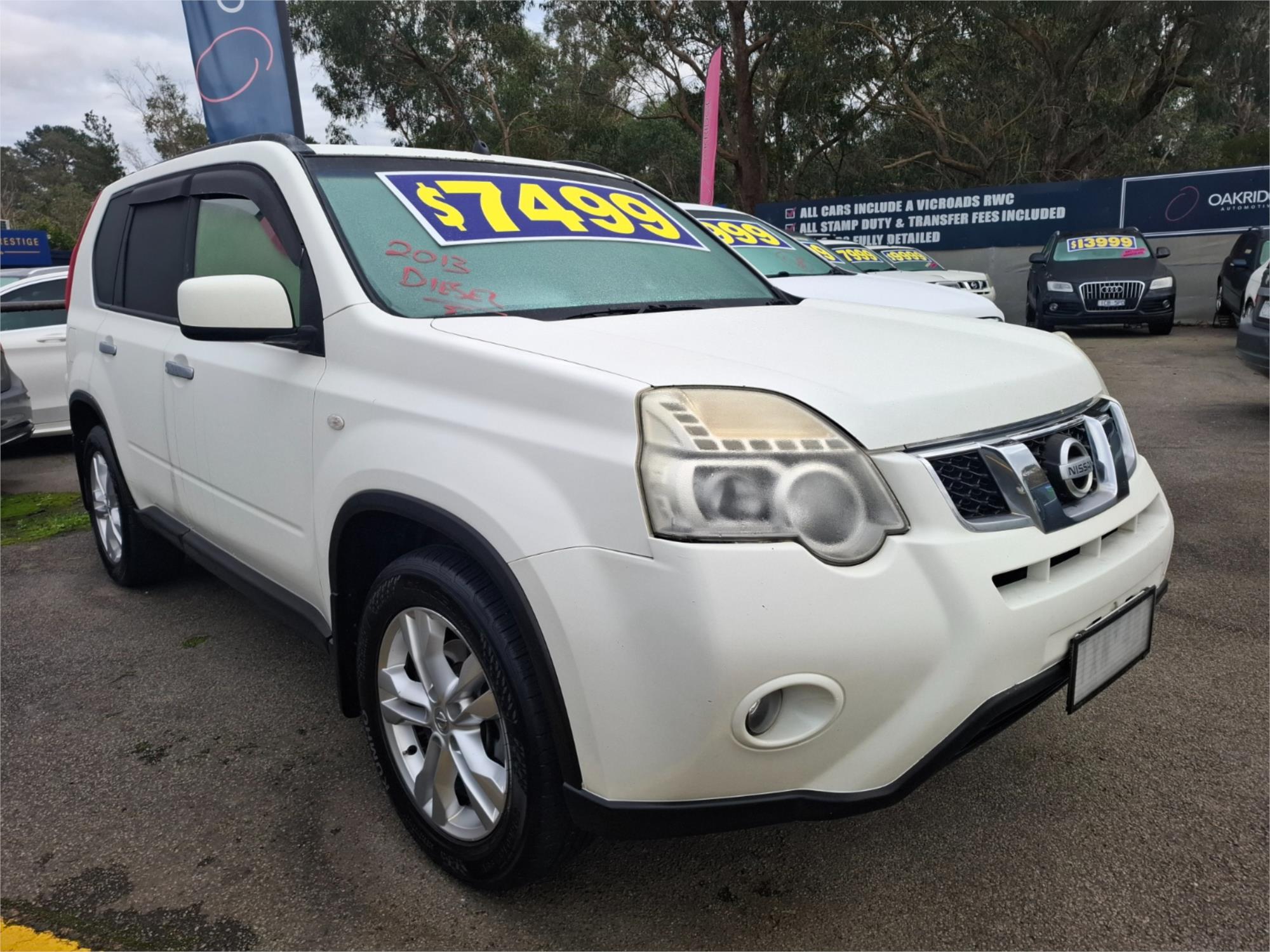 2013 NISSAN X-TRAIL T31 SERIES 5 TS (4x4) 6 SP AUTOMATIC 4D WAGON