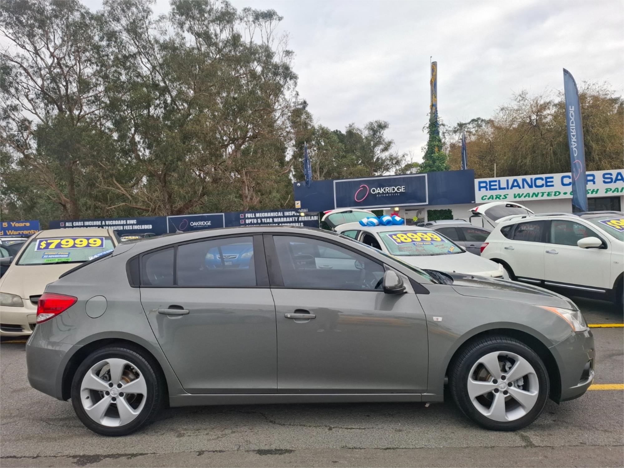 2012 HOLDEN CRUZE JH MY12 CD 5 SP MANUAL 5D HATCHBACK