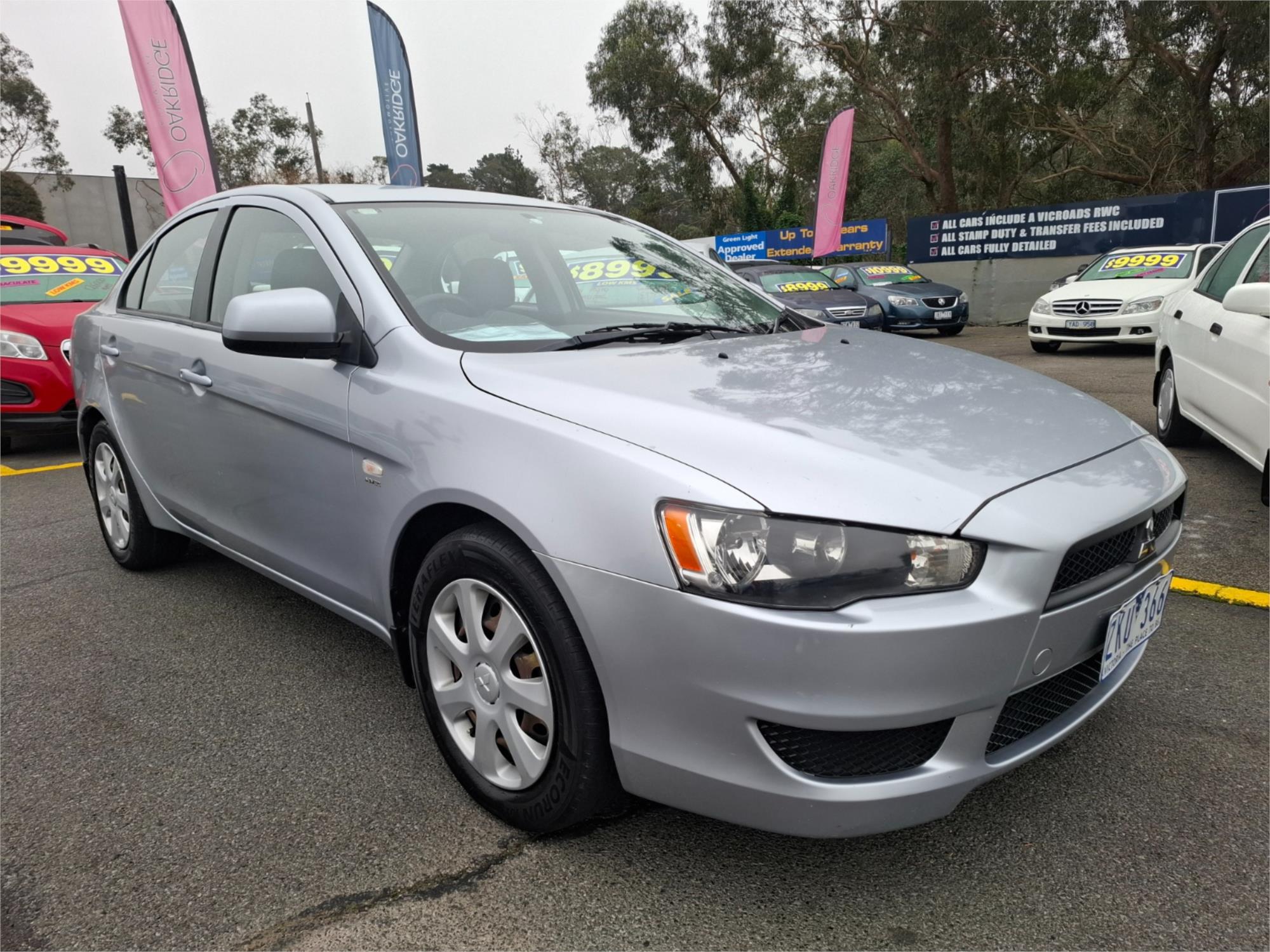 2012 MITSUBISHI LANCER CJ MY12 ES CVT AUTO 6 SP SEQUENTIAL 4D SEDAN