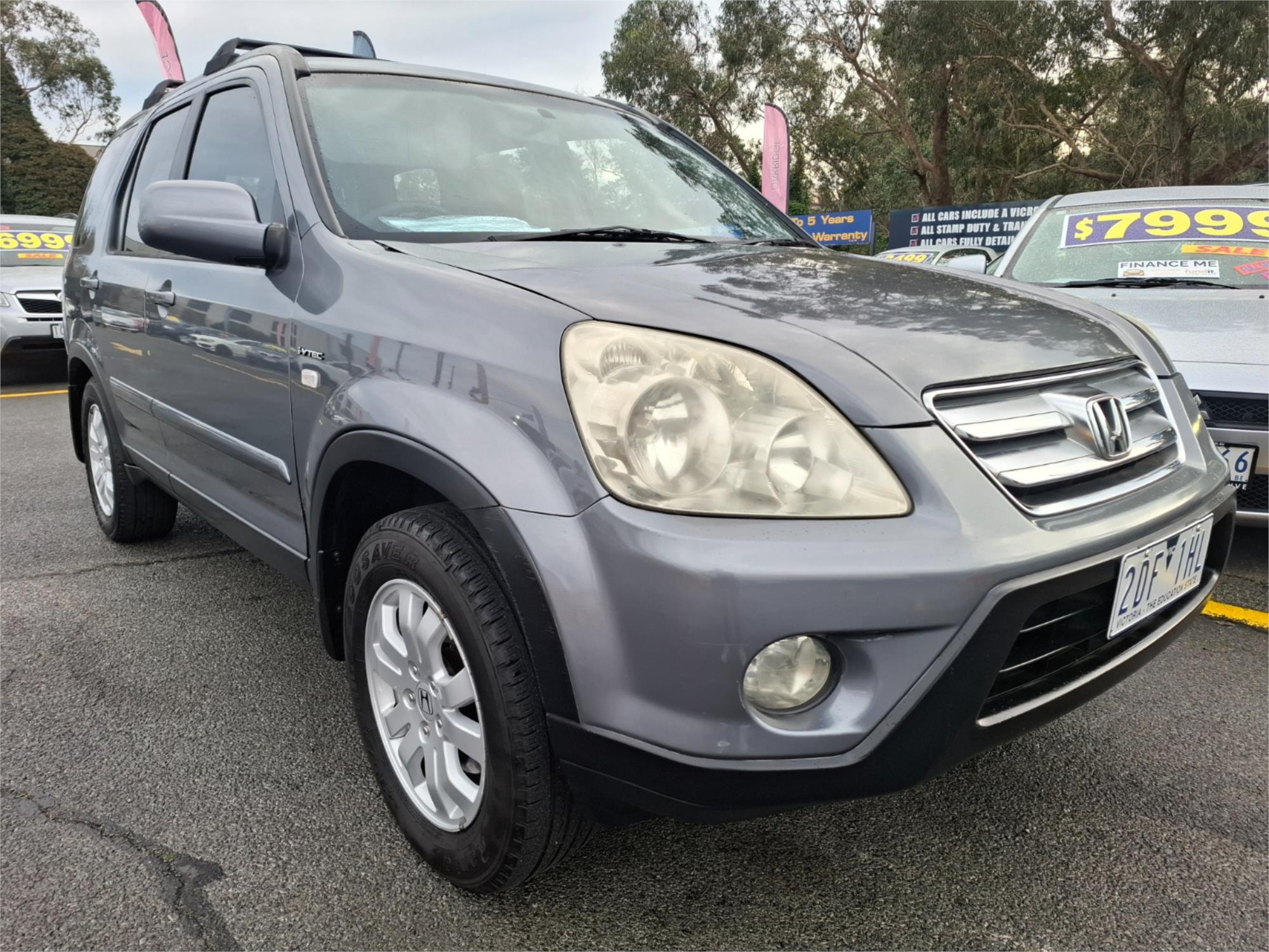 2006 HONDA CR-V 2005 UPGRADE (4x4) SPORT 5 SP AUTOMATIC 4D WAGON