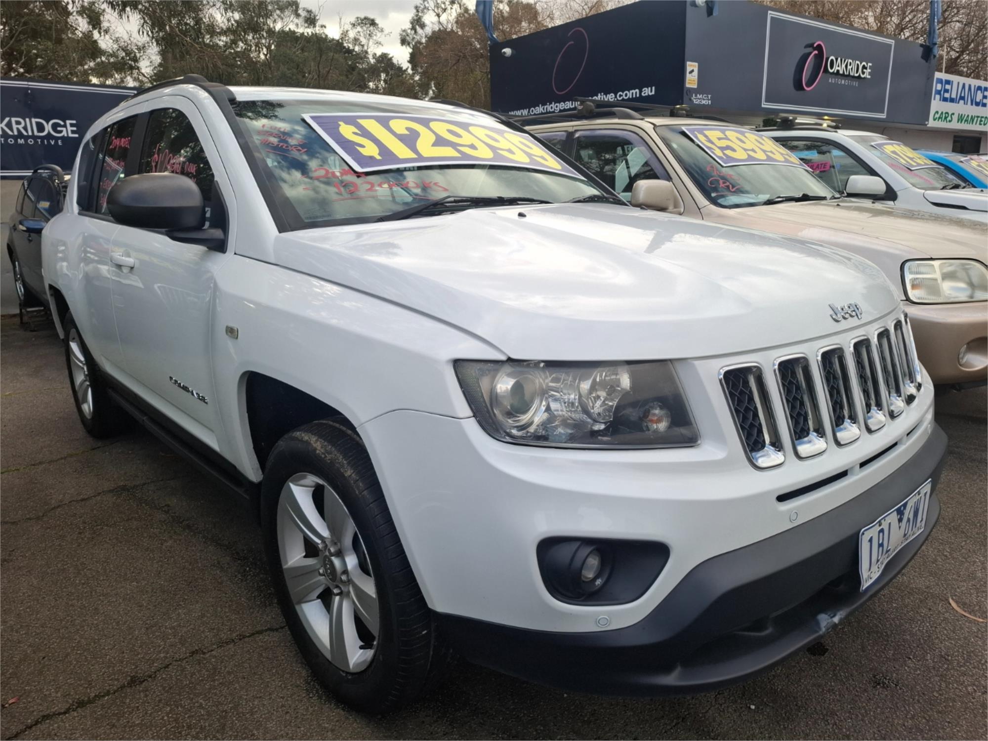 2014 JEEP COMPASS MK MY14 SPORT (4x2) 6 SP AUTOMATIC 4D WAGON