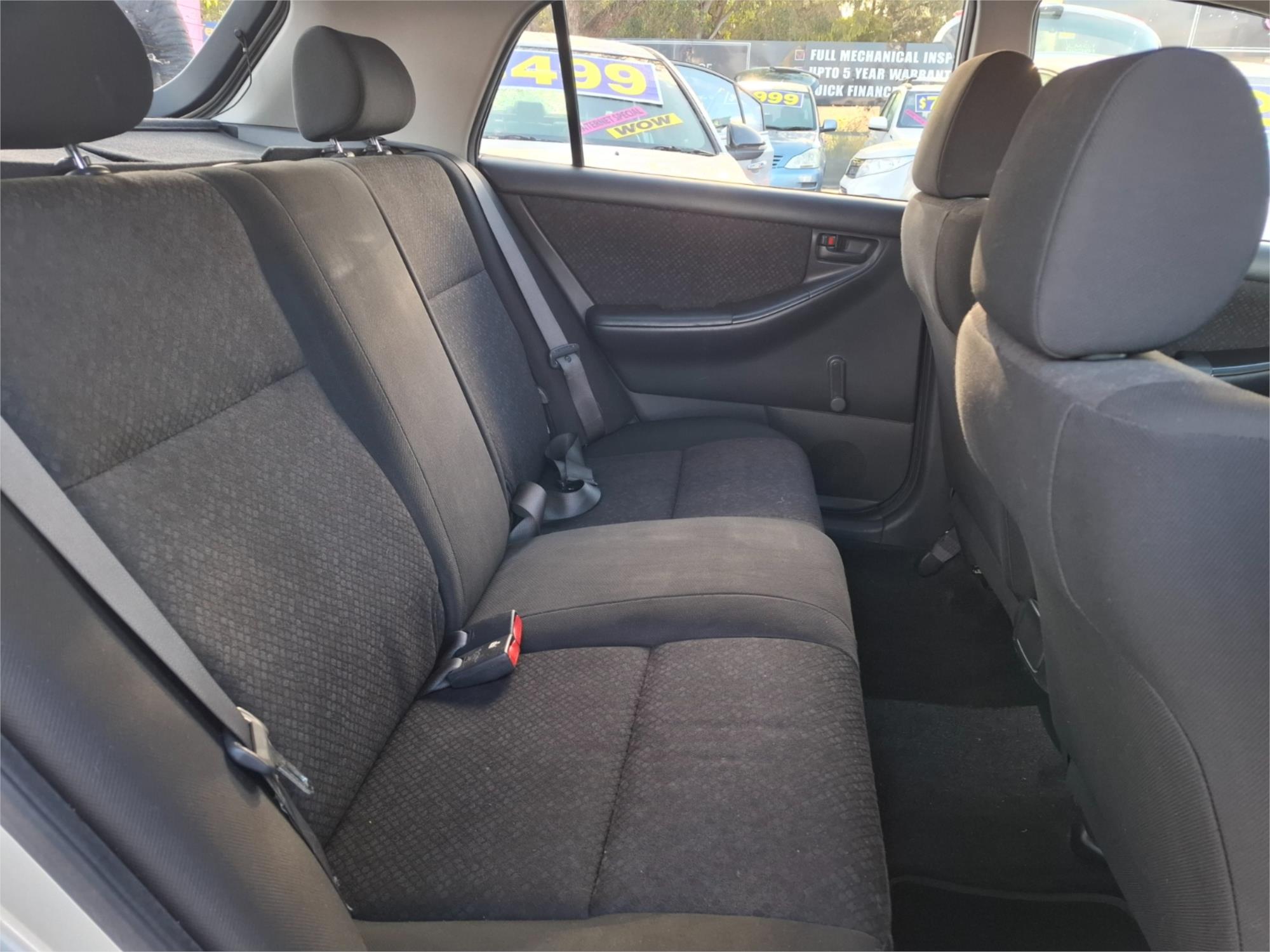 2006 TOYOTA COROLLA ZZE122R ASCENT 4 SP AUTOMATIC 5D HATCHBACK