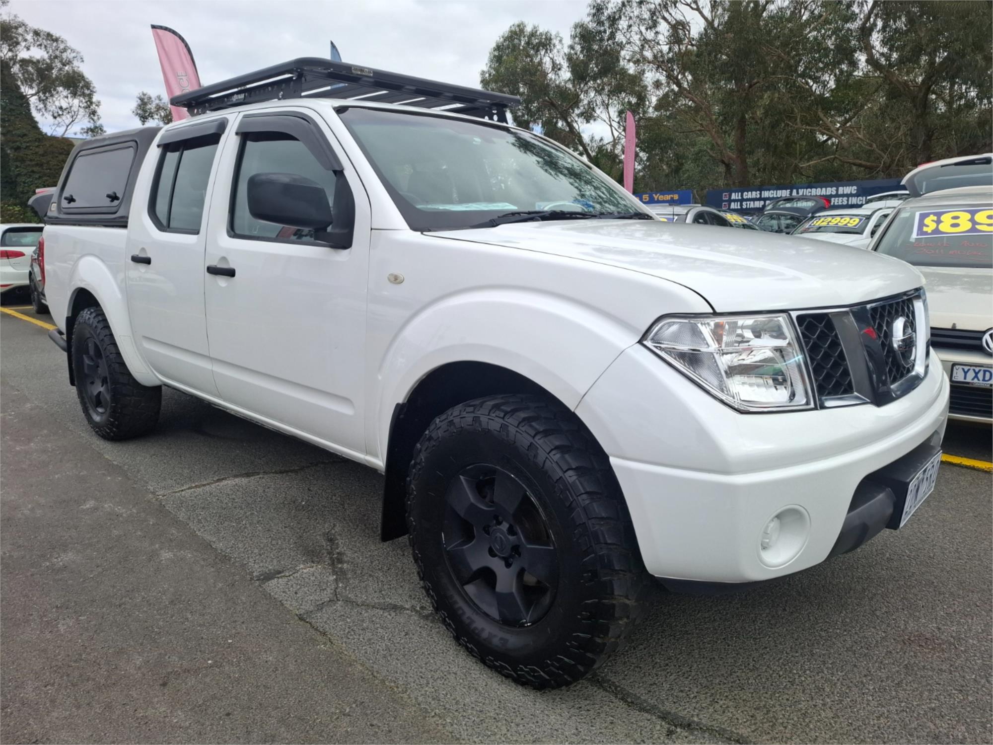 2011 NISSAN NAVARA D40 MY11 RX (4x2) 5 SP AUTOMATIC DUAL CAB P/UP