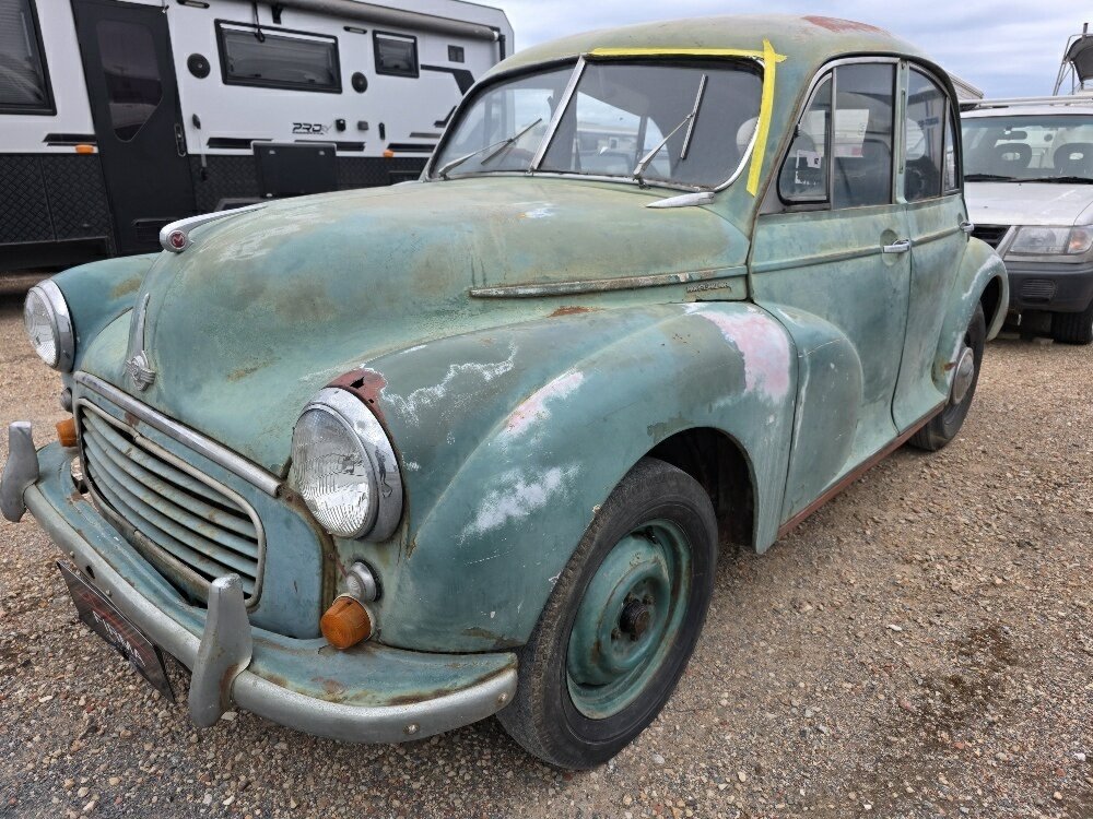 1955 MORRIS MINOR MANUAL 4D SEDAN