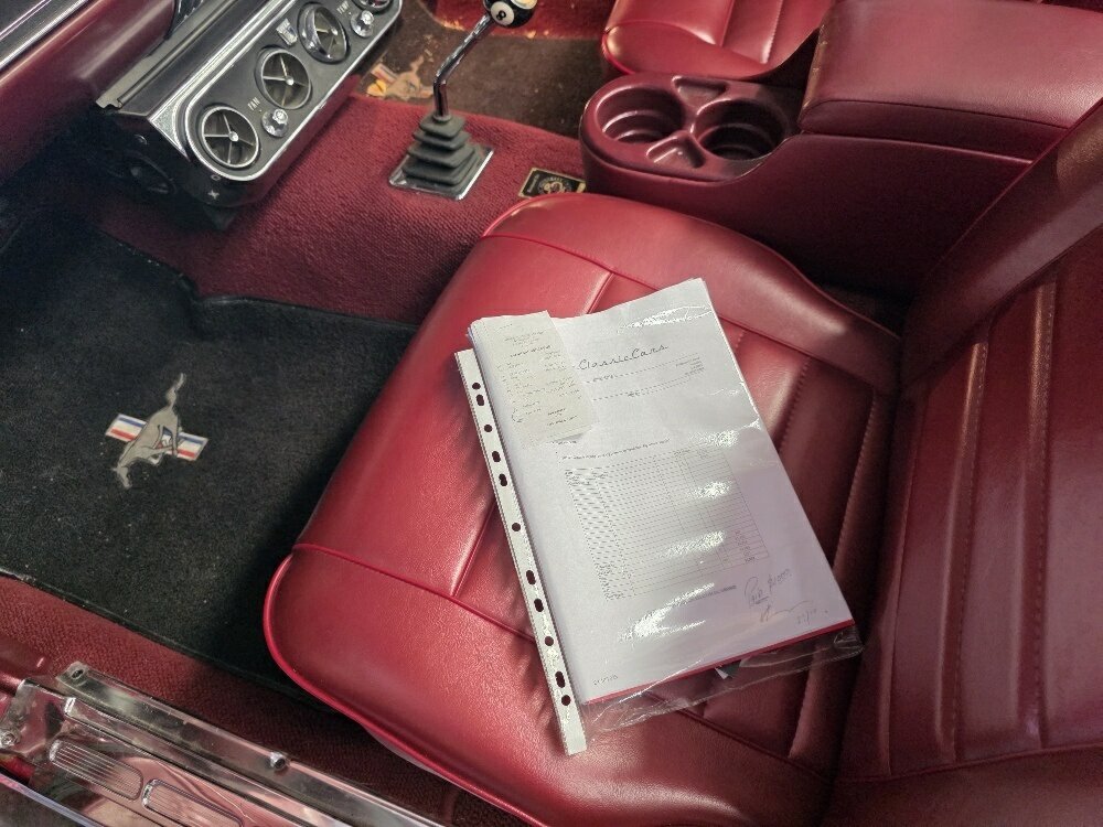 1966 FORD MUSTANG MANUAL CONVERTIBLE