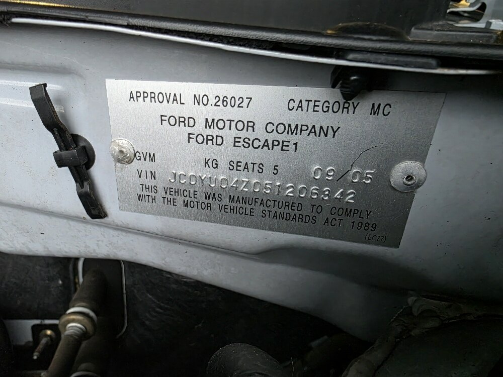 2005 FORD ESCAPE ZB XLT 4 SP AUTOMATIC 4D WAGON