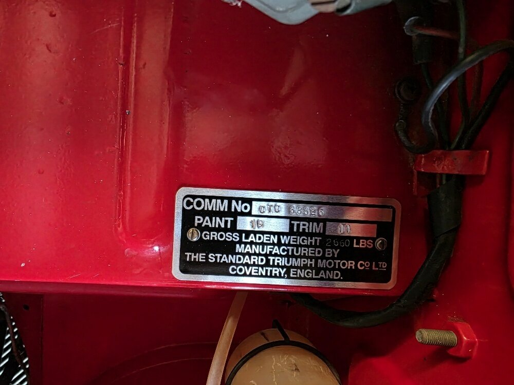 1966 TRIUMPH TR 4A 4 SP MANUAL 2D SPORTS
