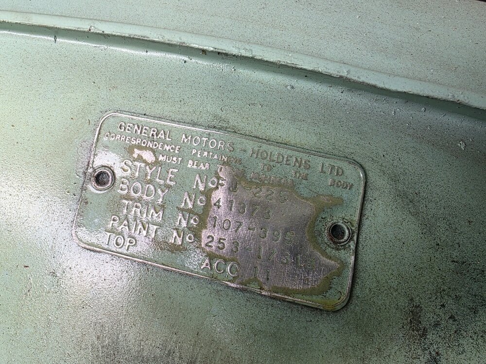 1955 HOLDEN FJ SPECIAL MANUAL SEDAN