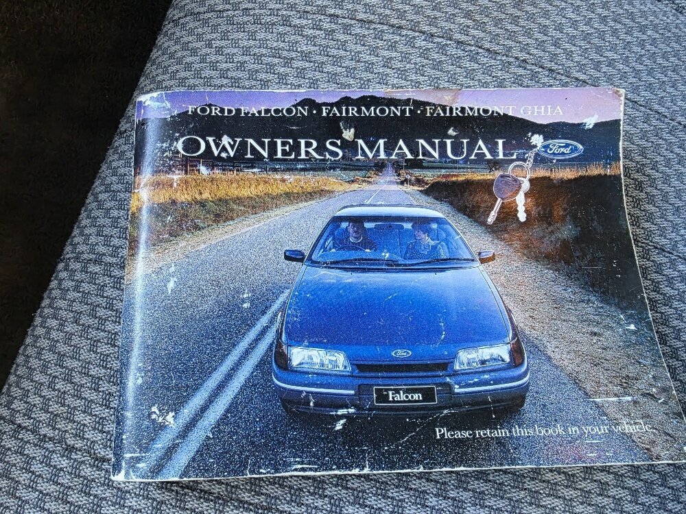 1991 FORD FALCON EA 30TH ANNIV 5 SP MANUAL 4D SEDAN