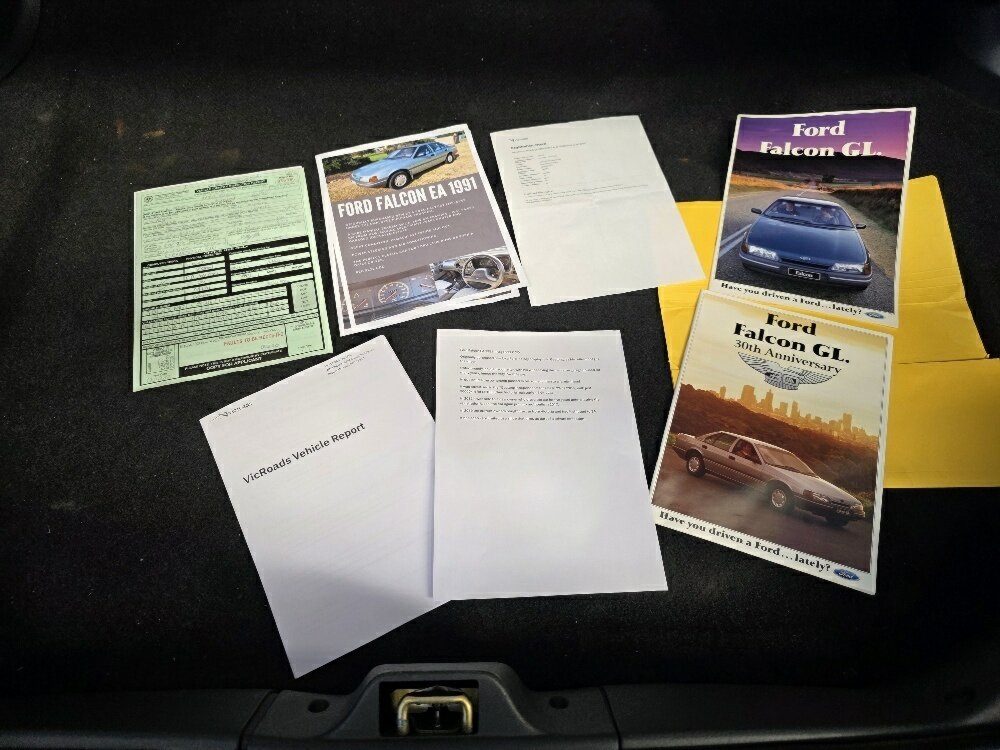 1991 FORD FALCON EA 30TH ANNIV 5 SP MANUAL 4D SEDAN