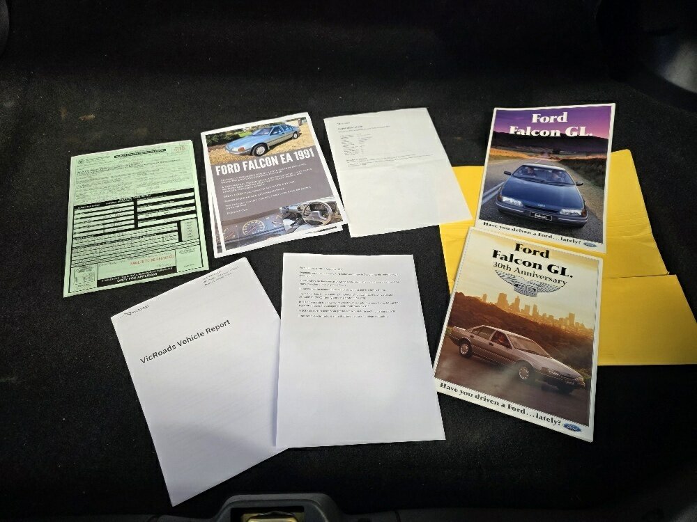 1991 FORD FALCON EA 30TH ANNIV 5 SP MANUAL 4D SEDAN