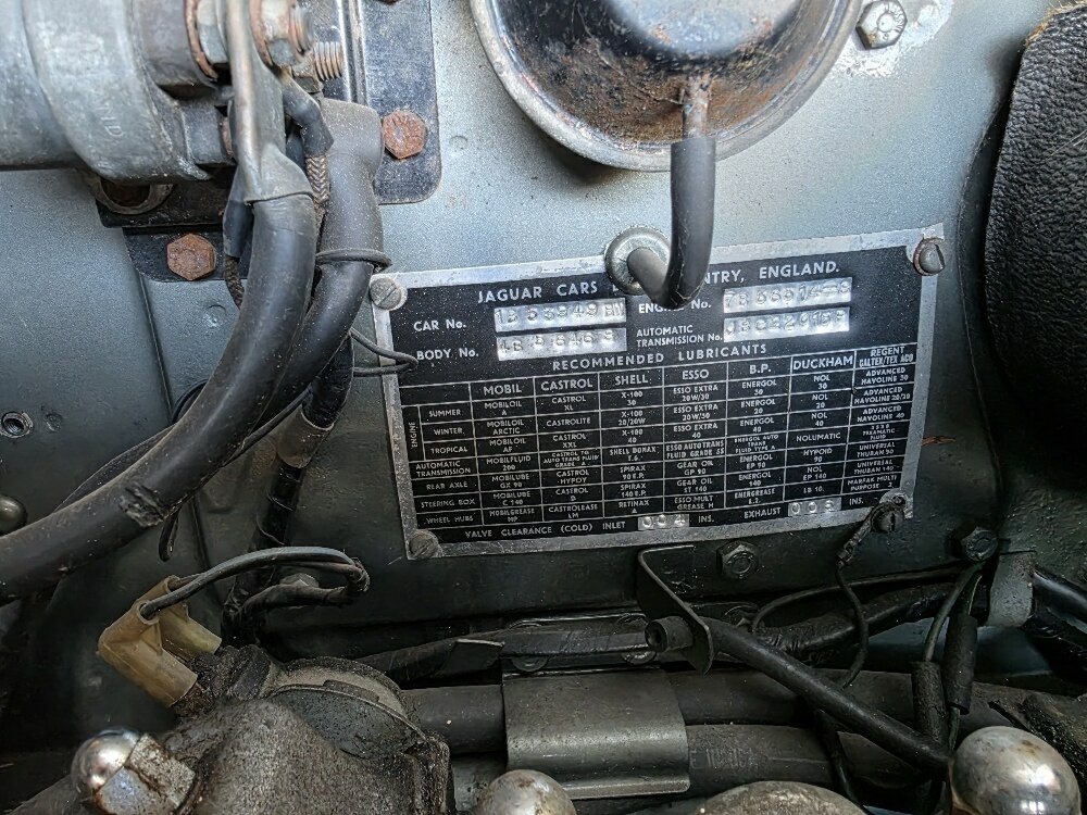 1968 JAGUAR S TYPE 3.8 3 SP AUTOMATIC 4D SEDAN