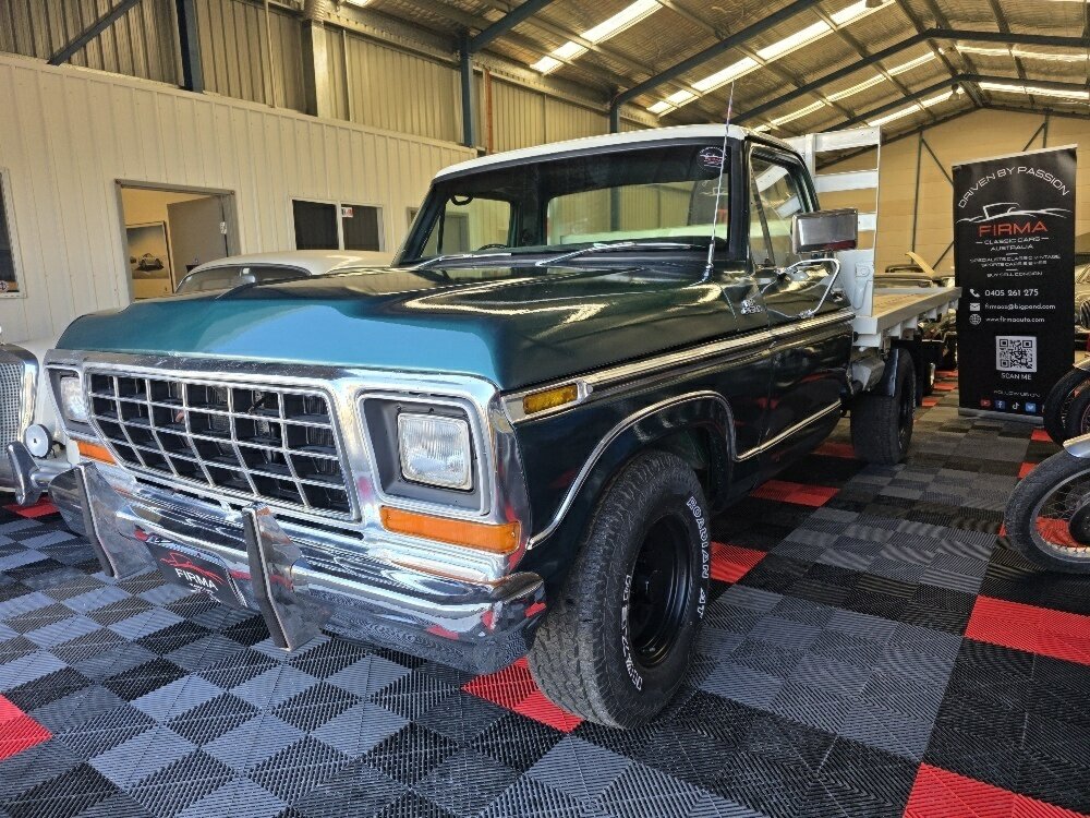 1979 FORD F100 CUSTOM 4 SP MANUAL 2D UTILITY