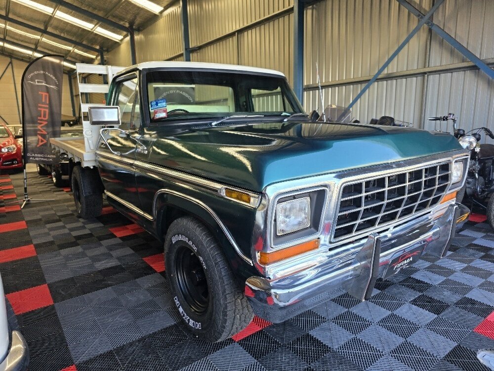 1979 FORD F100 CUSTOM 4 SP MANUAL 2D UTILITY