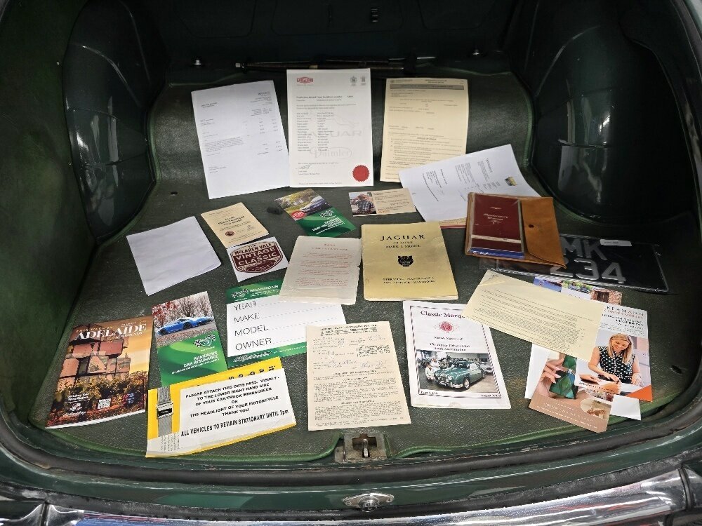 1963 JAGUAR MK II 3.4 4 SP MANUAL 4D SEDAN