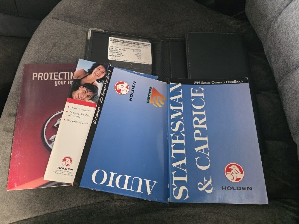 2000 HOLDEN STATESMAN WH V6 4 SP AUTOMATIC 4D SEDAN