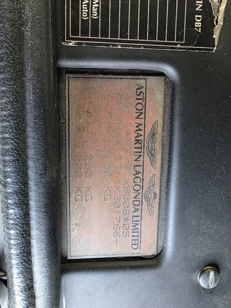 2002 ASTON MARTIN DB7 VANTAGE 5 SP AUTO TOUCHTRONIC 2D COUPE
