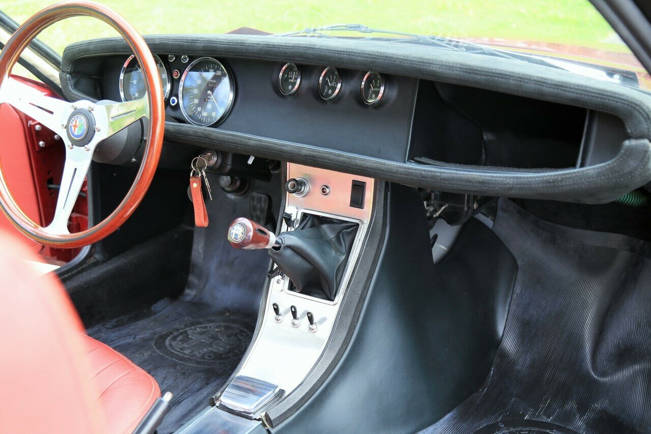 1971 ALFA ROMEO JUNIOR 1300 ZAGATO 5 SP MANUAL COUPE
