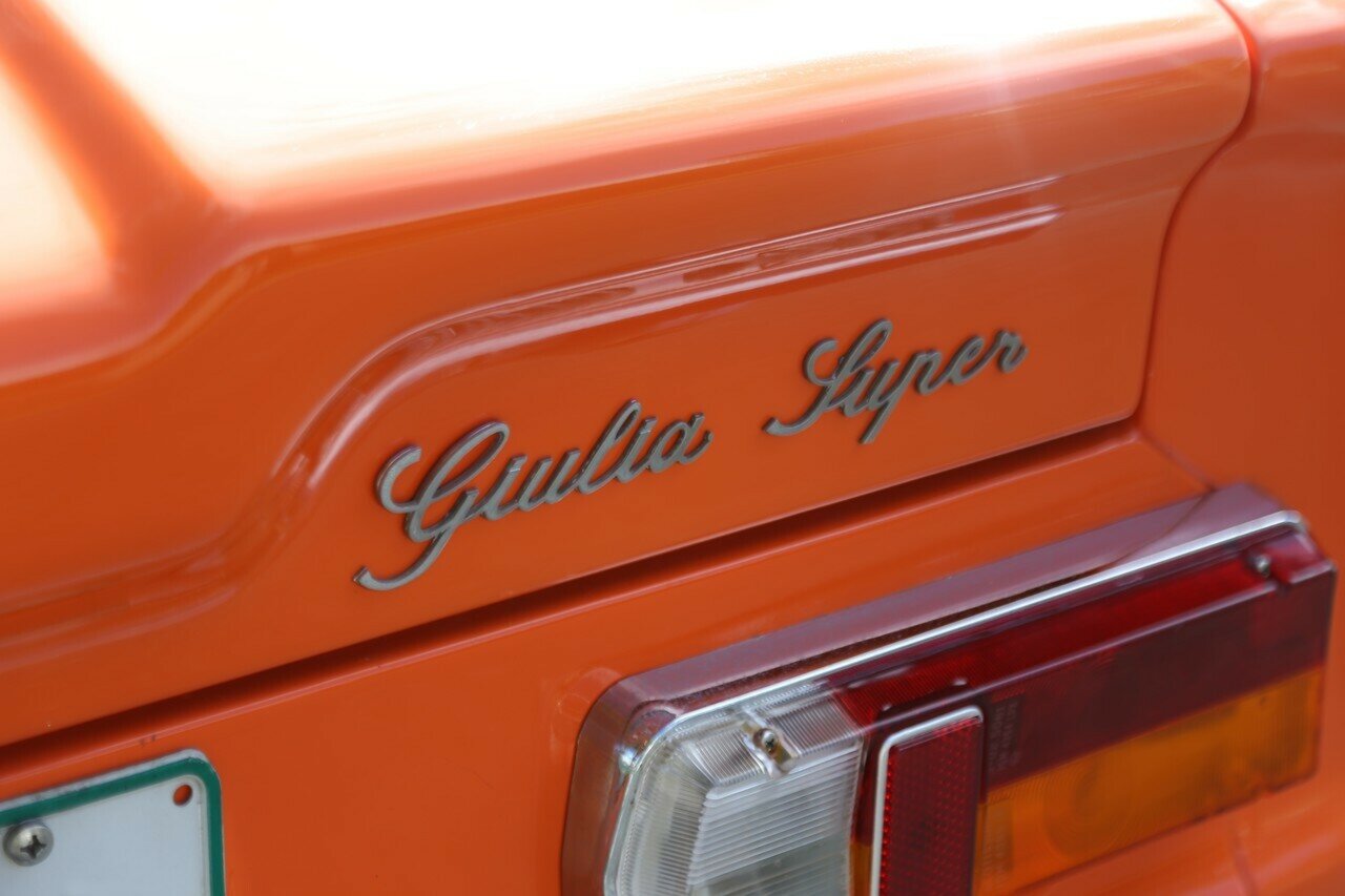 1969 ALFA ROMEO GIULIA SUPER 5 SP MANUAL 4D SEDAN