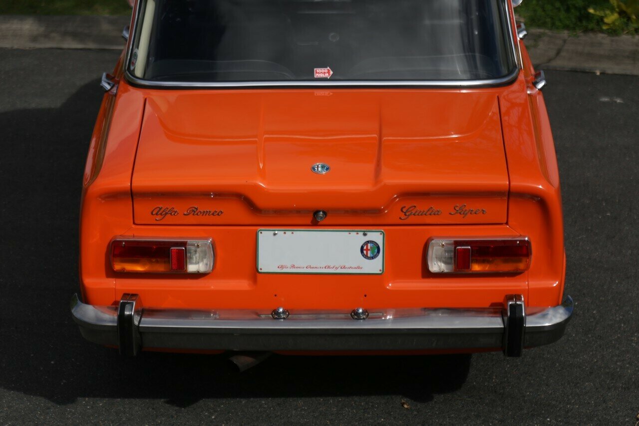 1969 ALFA ROMEO GIULIA SUPER 5 SP MANUAL 4D SEDAN